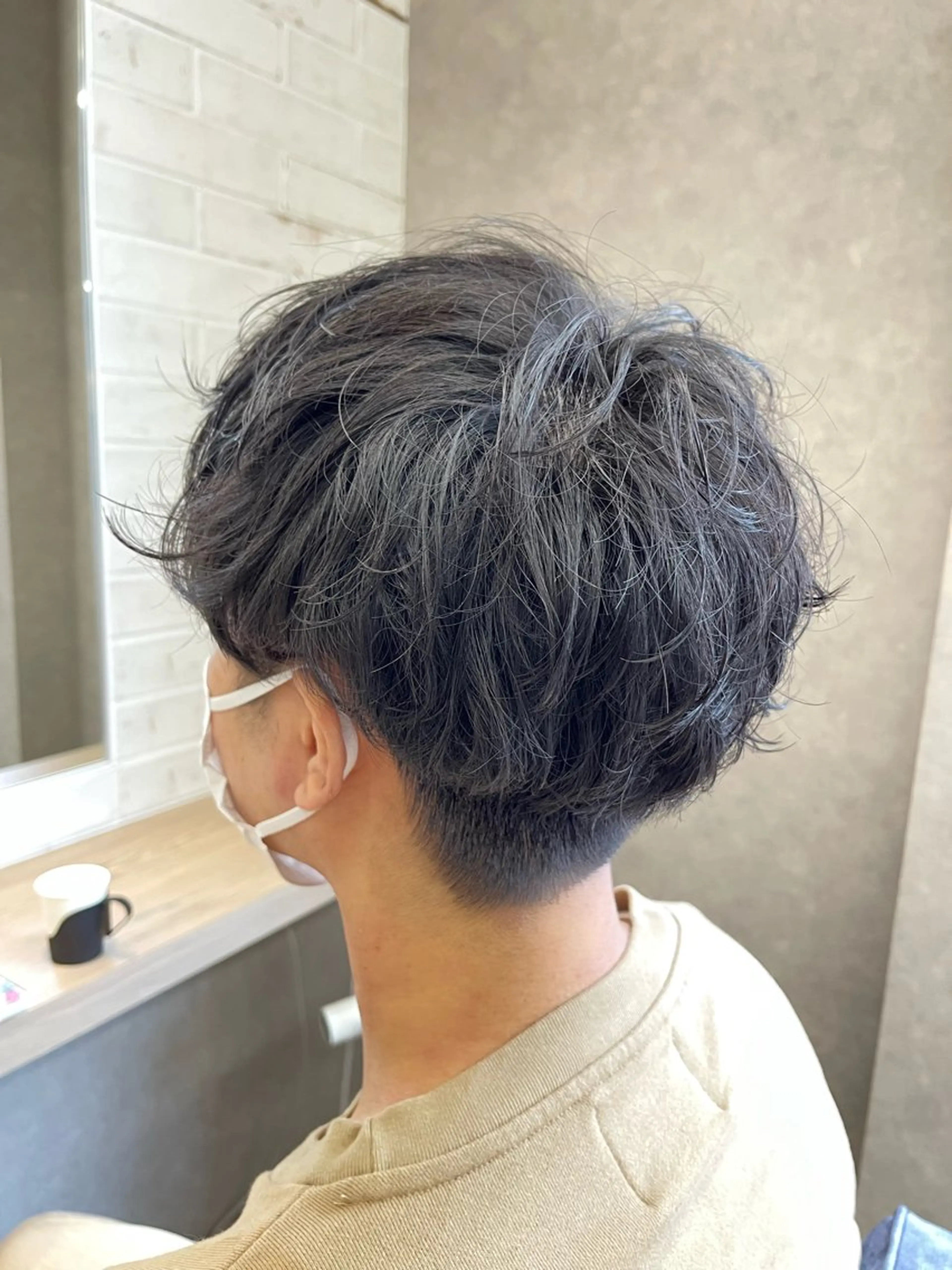 ショート パーマ メンズ メンズパーマ GOAT hair SHOKOのヘアスタイル