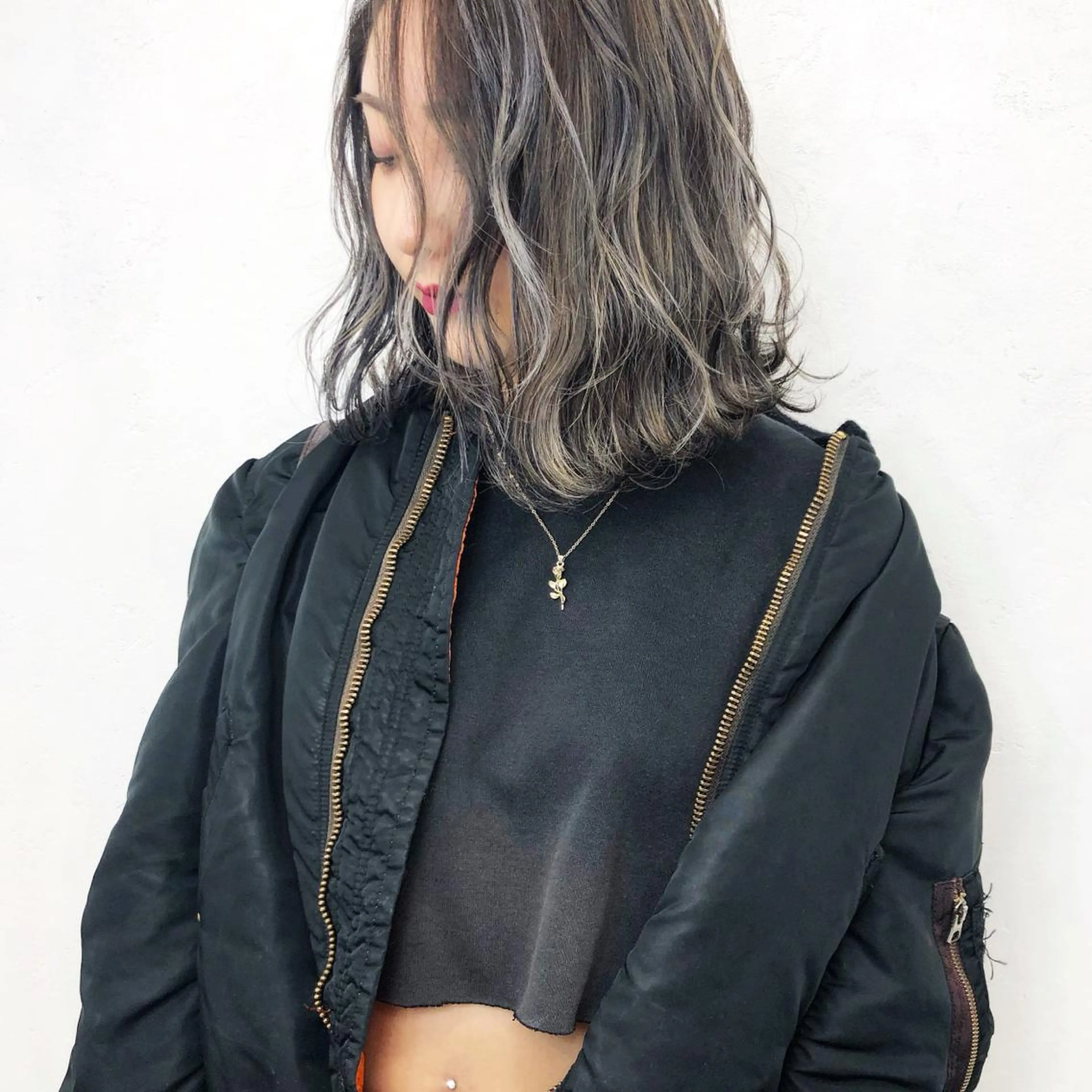 ロング カラー メンズ カット ヘアカラー トリートメント pigment所属・♡MIHO♡ スタイリストのヘアスタイル