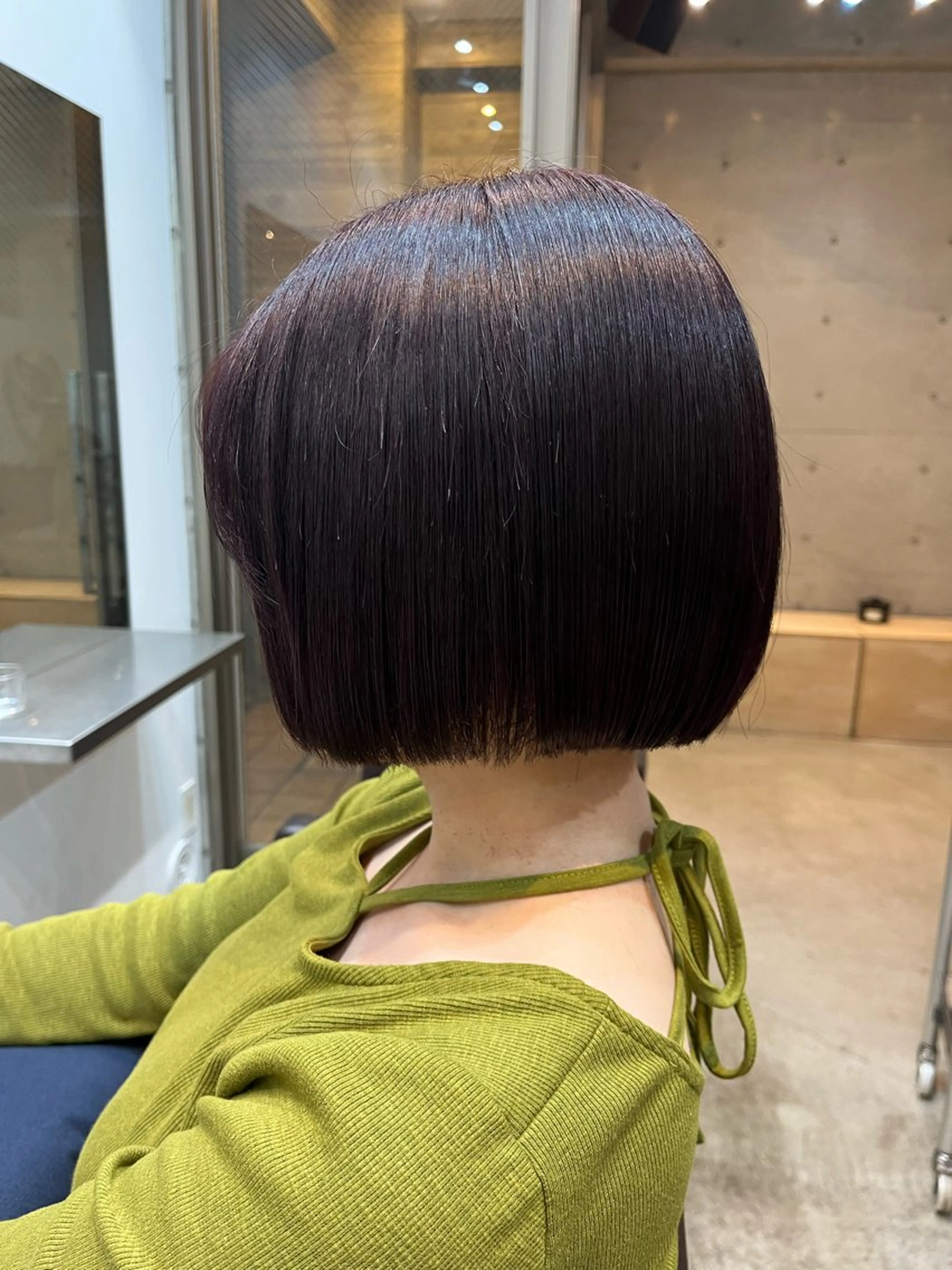 カラー ラベンダーカラー ヘアカラー 【arc】 佐藤未希穂/ボブのヘアスタイル