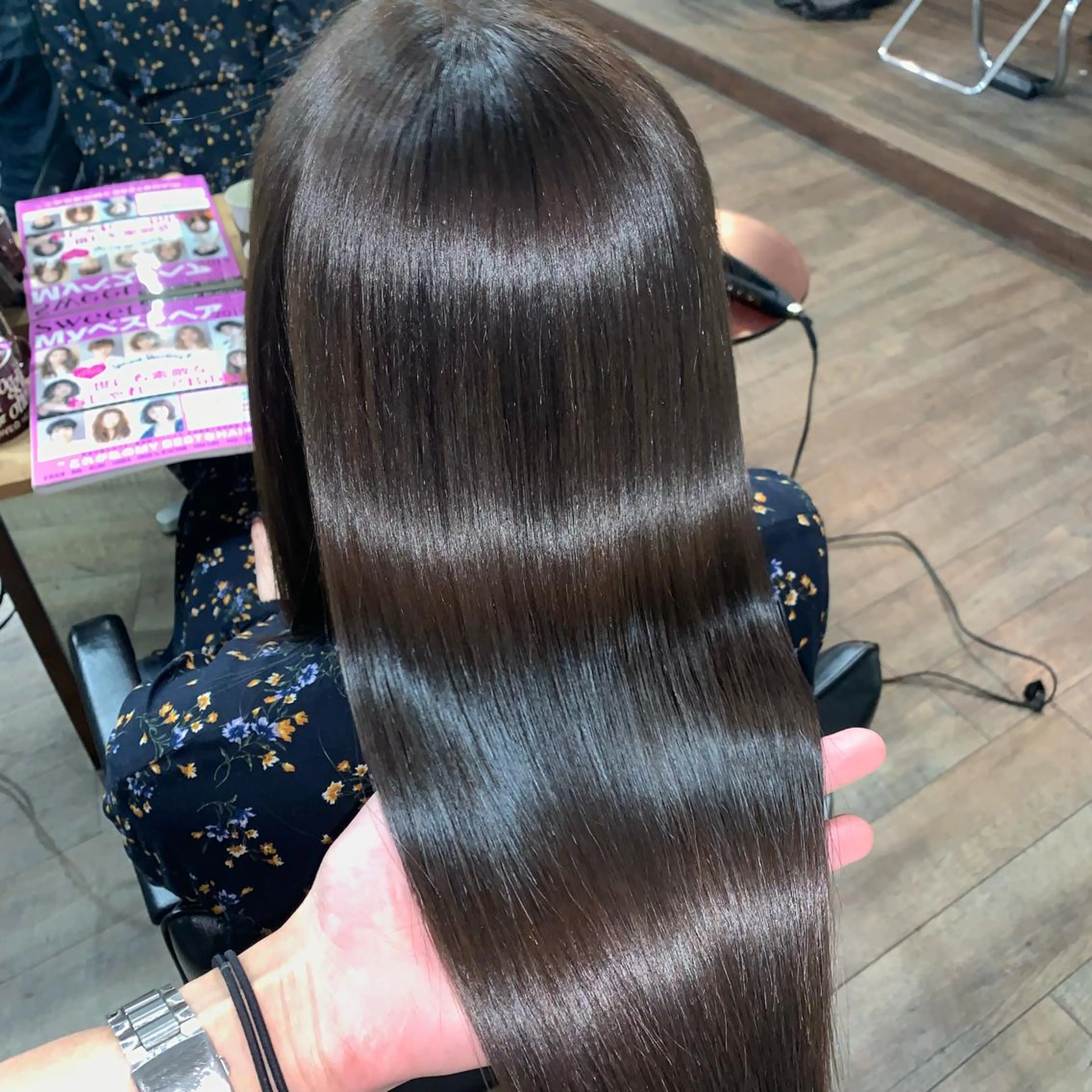 セミロング 縮毛矯正/髪質改善 井上智秀のヘアスタイル