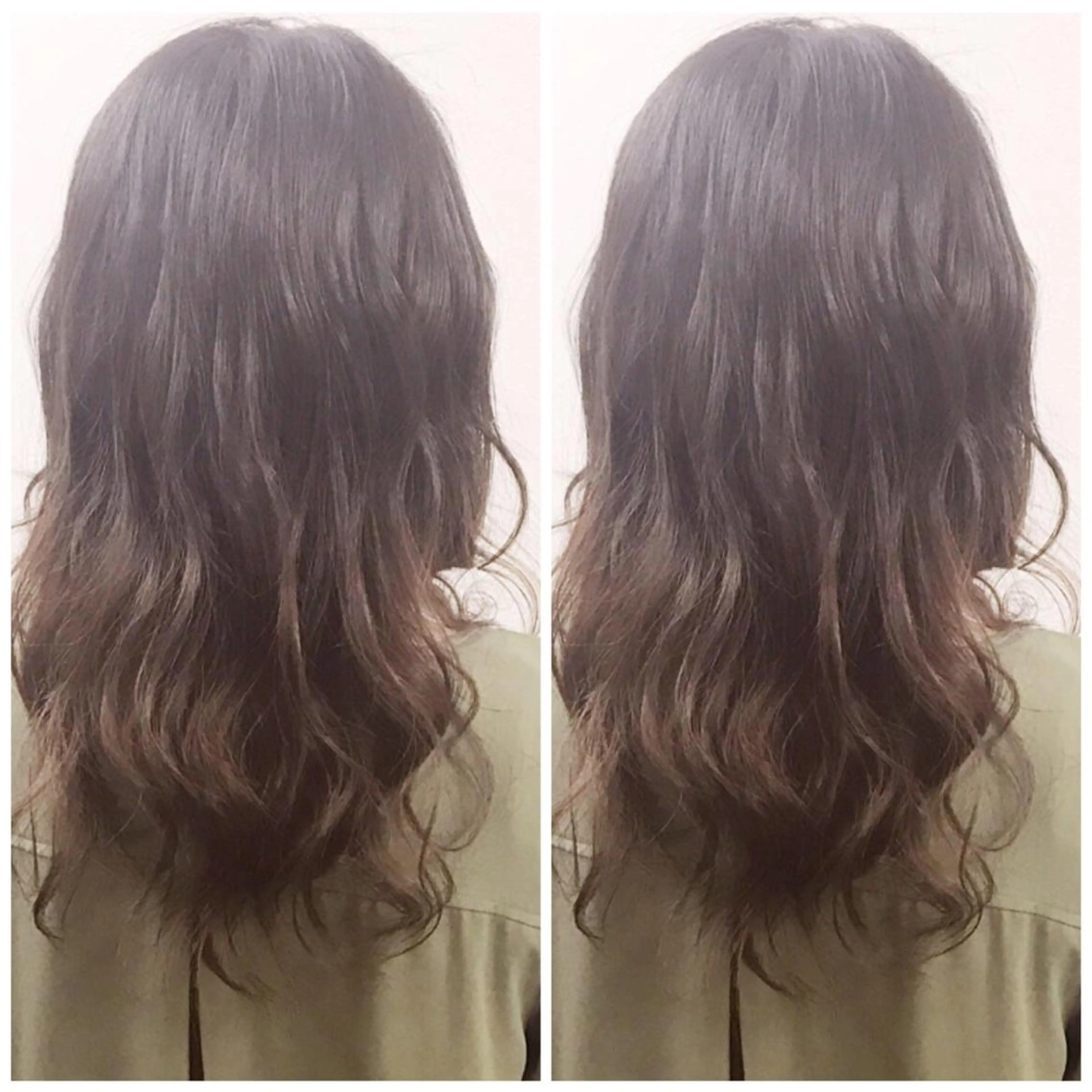 セミロング カラー ベージュカラー グラデーションカラー ヤナ マネージャーのヘアスタイル