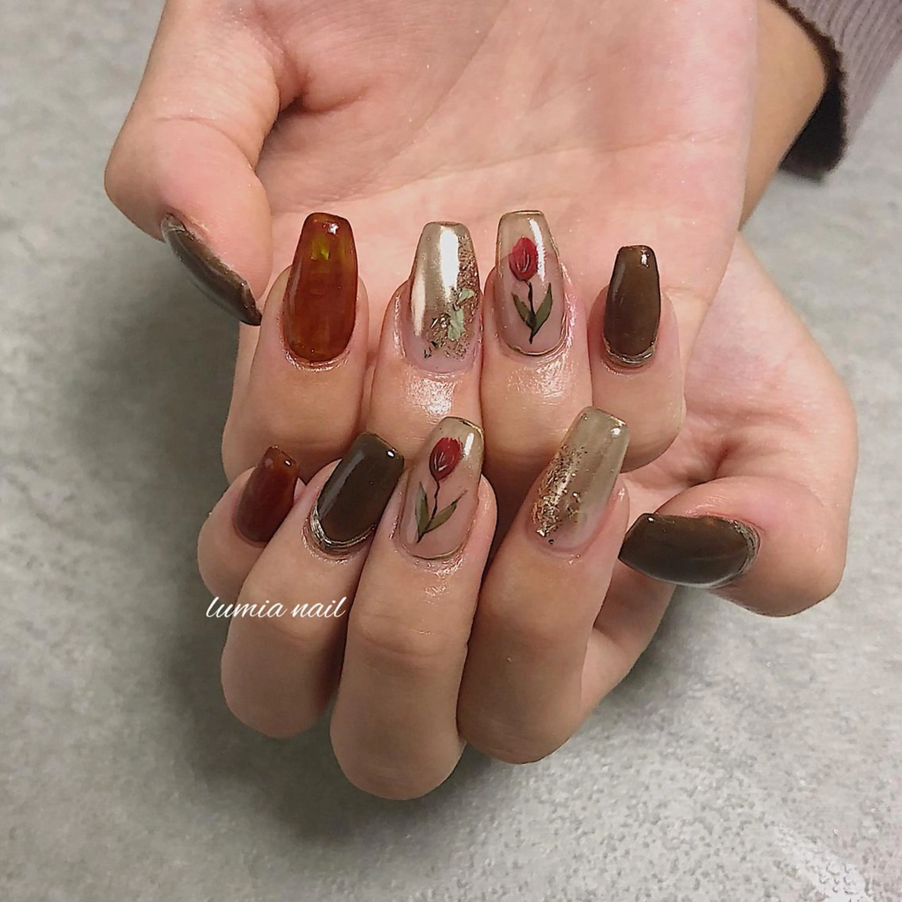 ネイル nail&eyelash Rine所属・Rine 放出 (リネ)のネイルデザイン