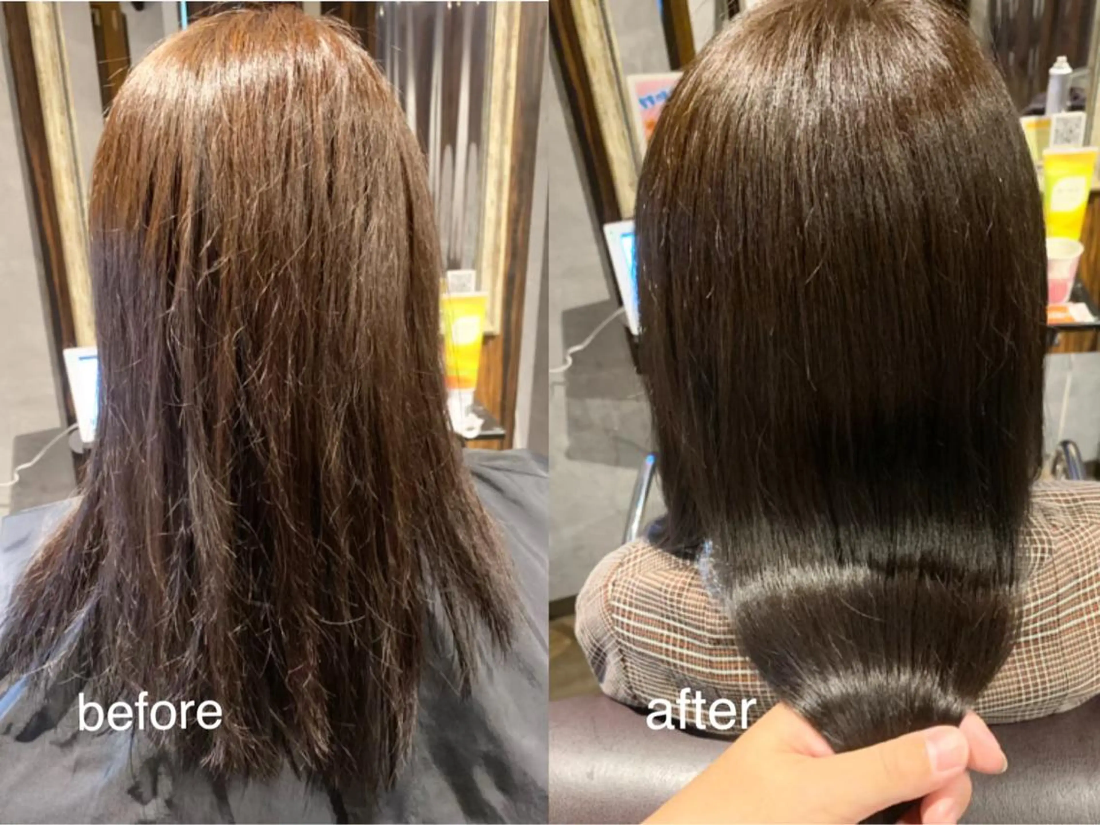 ミディアム 縮毛矯正 hairresort Ai 川越のヘアスタイル