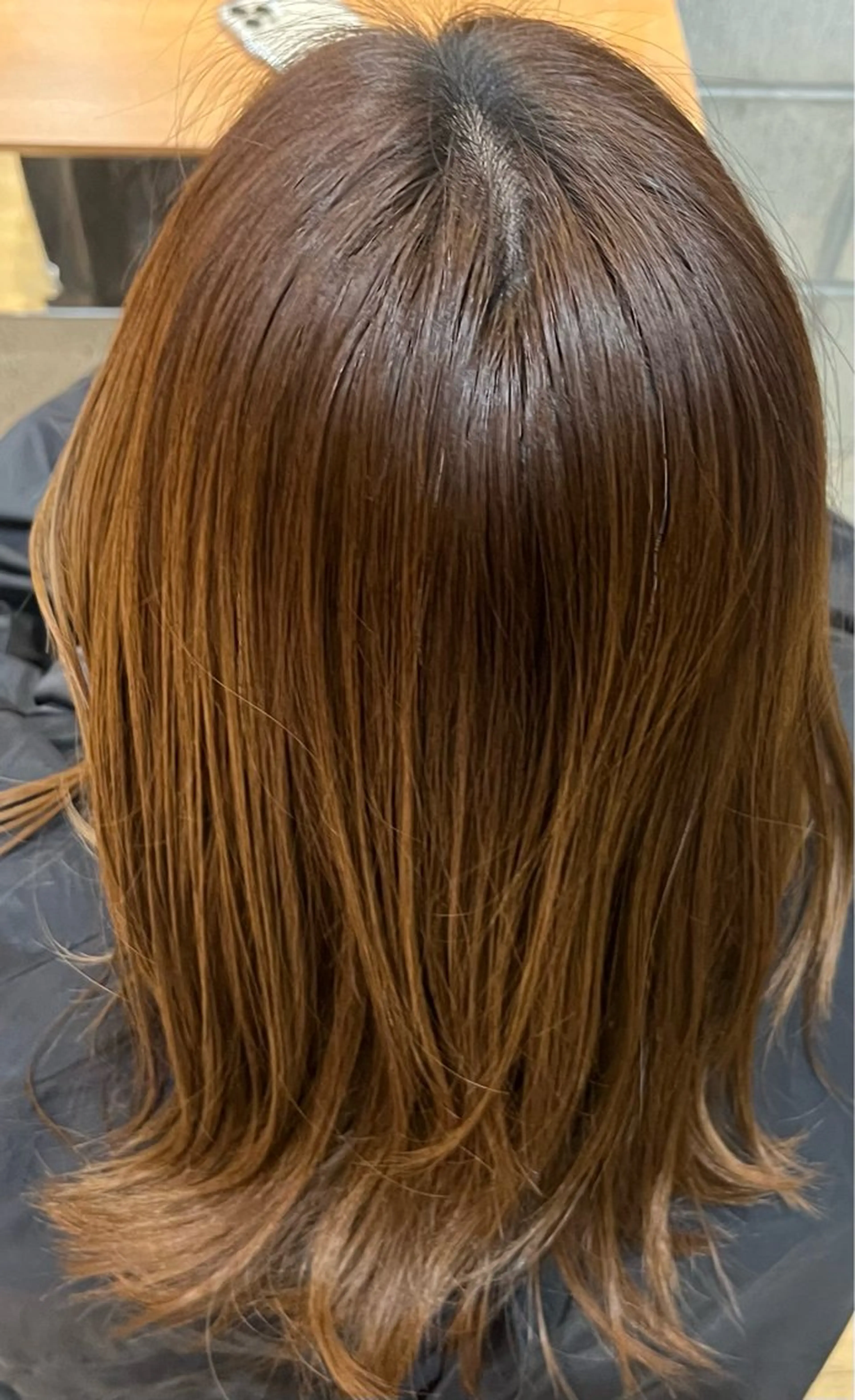 セミロング カラー i.+SAPPORO所属・艶ワンカラー♡ ゆうかのヘアスタイル
