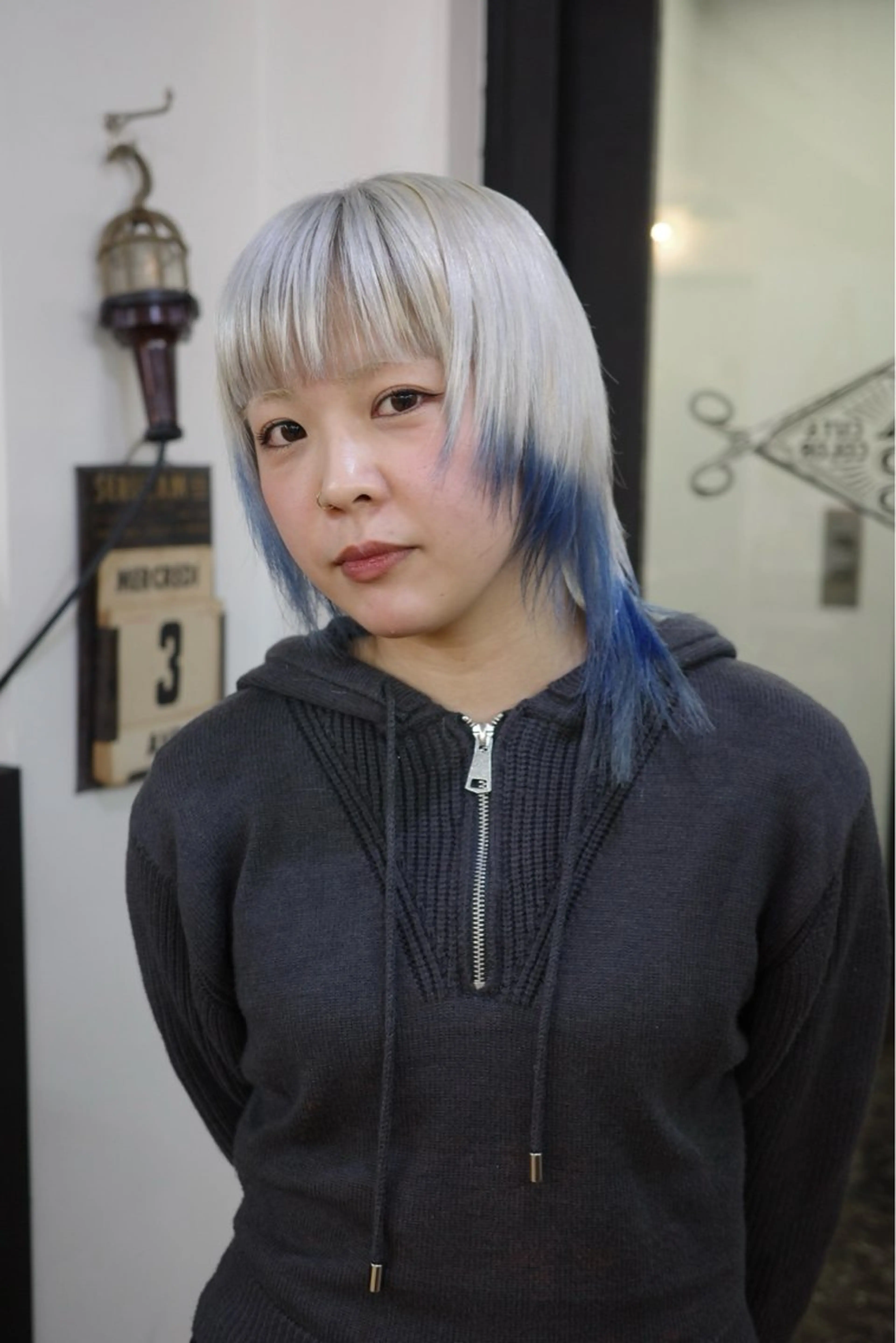 ミディアム カラー メンズカットモデル 募集✂️NAZUNAのヘアスタイル