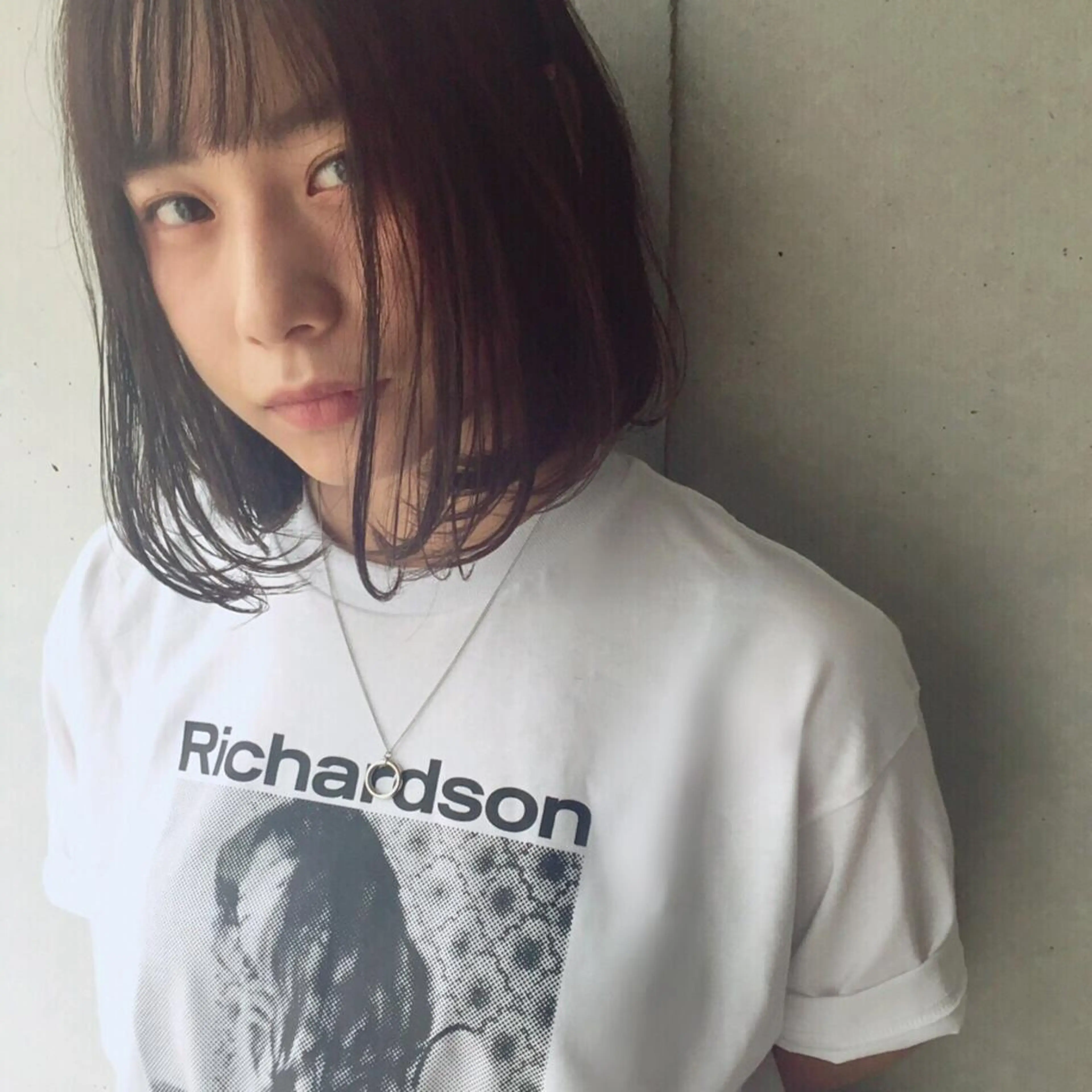 ショート ミディアム ワンレンボブ ボブ 🌈透明感カラー🌈 ✨飛田　ケイのヘアスタイル