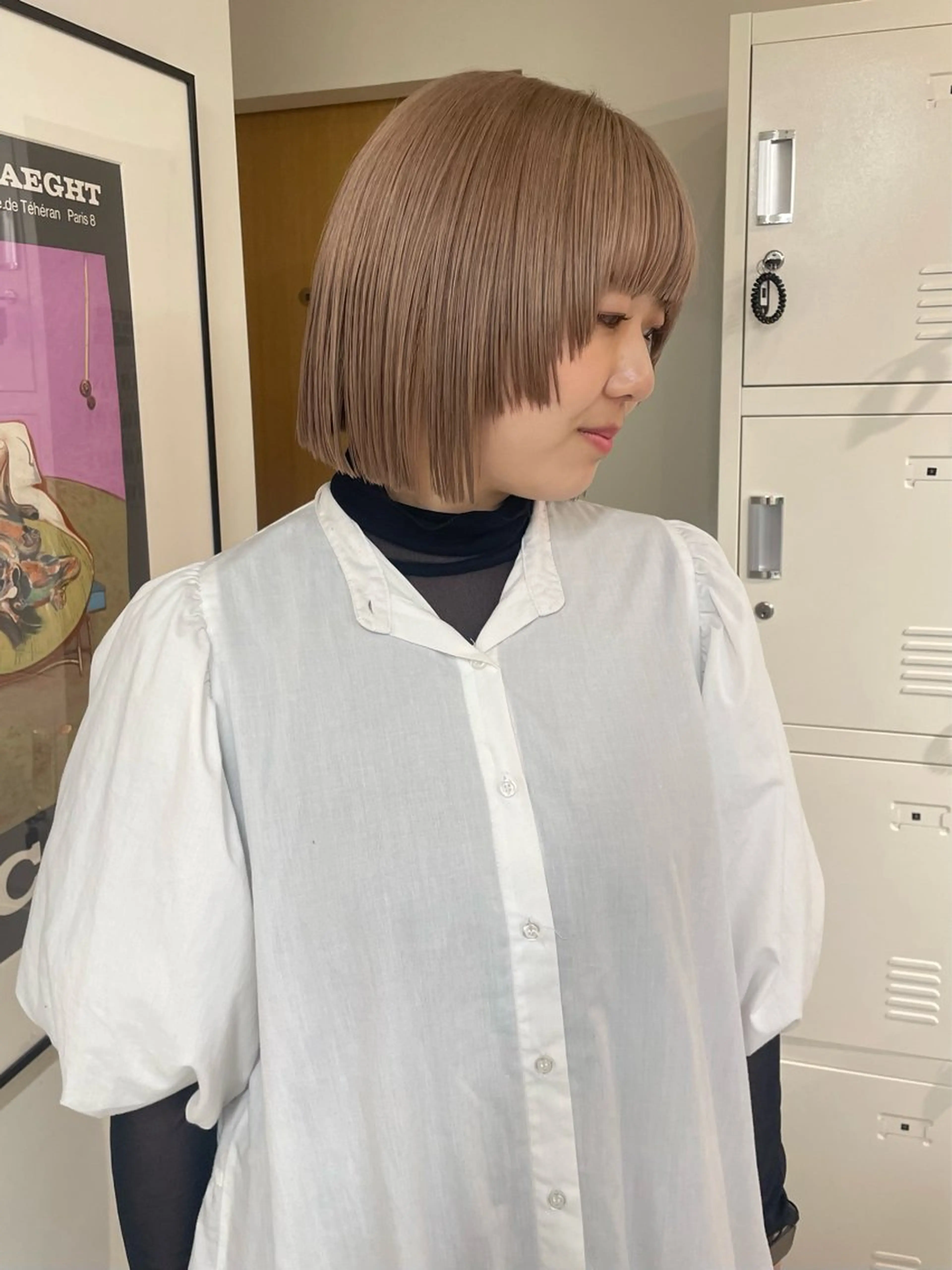 ショート カラー ブリーチ ケアブリーチ 透明感カラー ダブルカラー ブリーチなしカラー カット ヘアカラー トリートメント MARI ｟津田沼駅｠のヘアスタイル