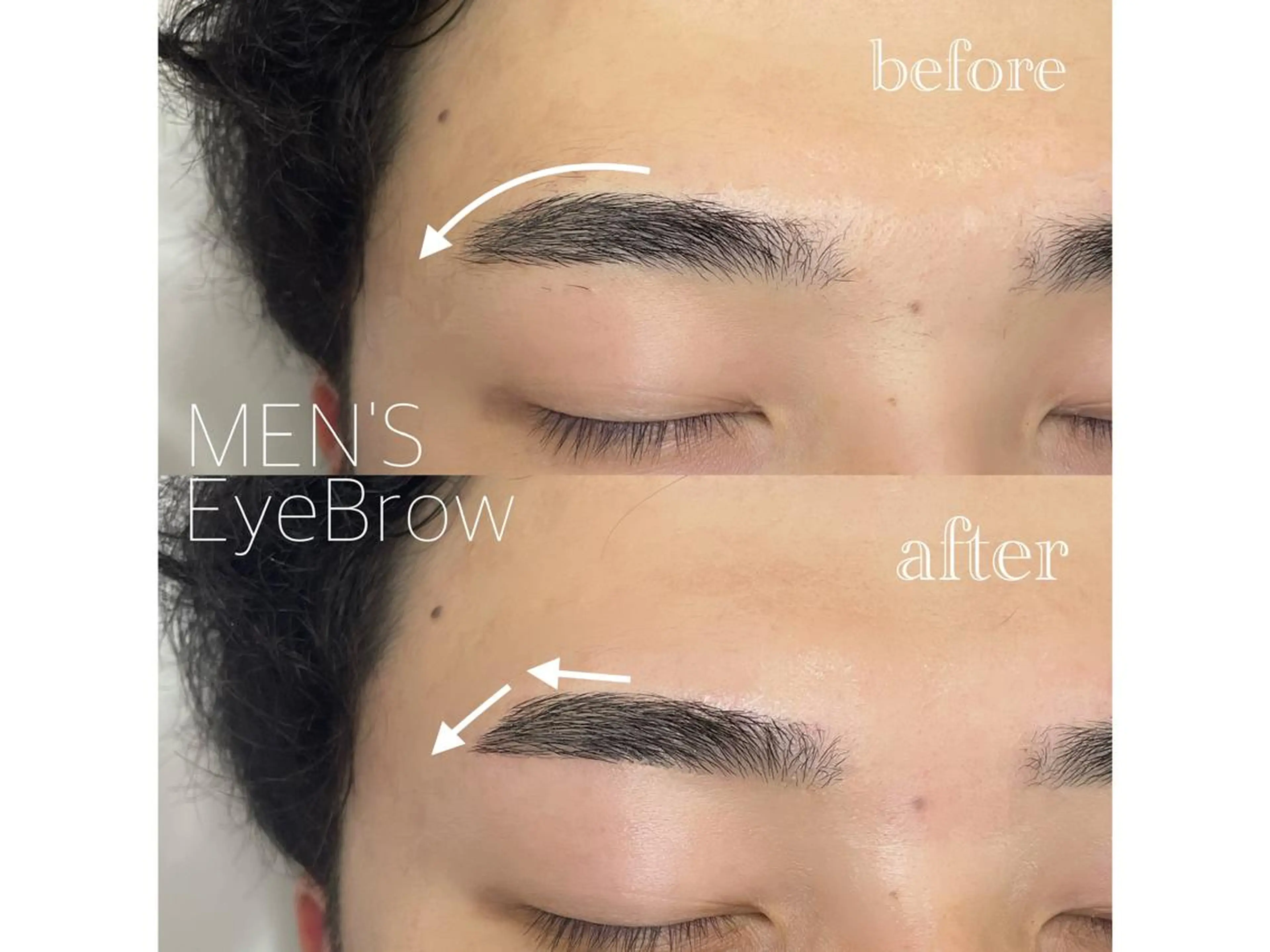 メンズ アイブロウ メンズアイブロウ ワックス脱毛 眉カット その他(アイブロウ) WHITE EYE 芦屋店所属・WHITE  EYE mao🤍🏹のマツエク・マツパデザイン
