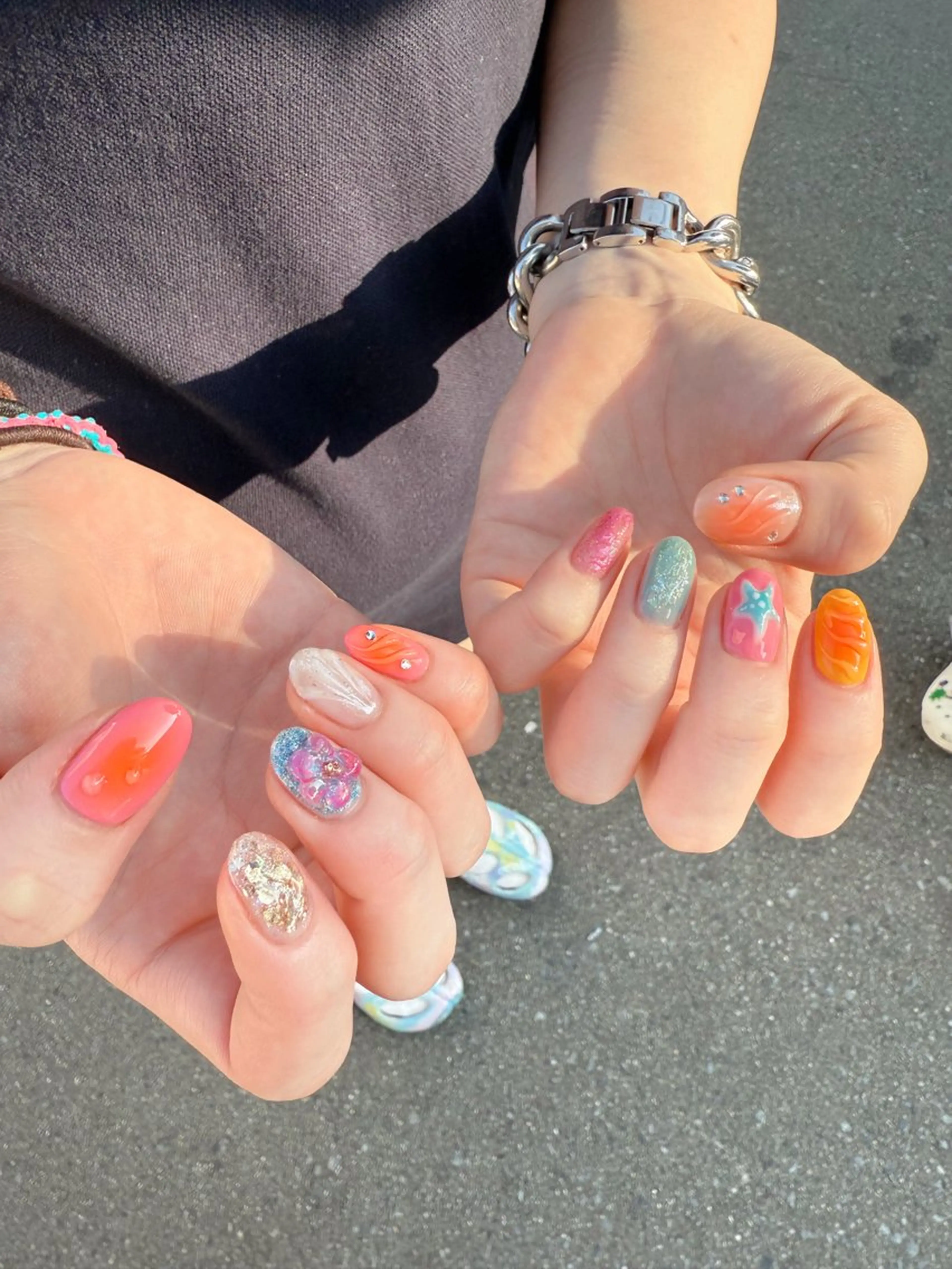 ネイル ジェルネイル ハードジェル ハンドネイル ハンドケア nail salon　Natural Cure所属・平井 彩香のネイルデザイン