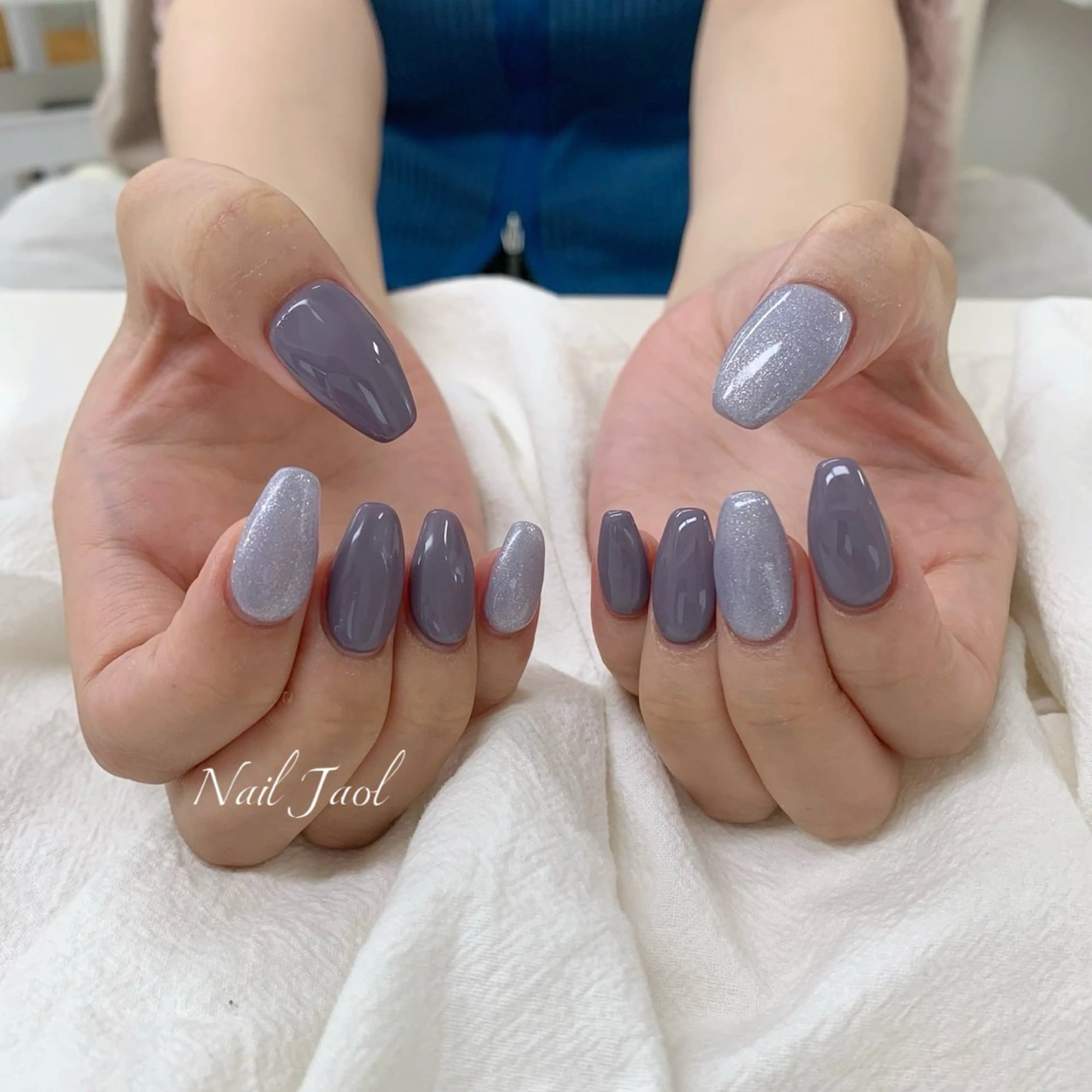 ロング 韓国風ヘア ハンドネイル nail jaol池袋店所属・ネイルJaol 池袋のネイルデザイン
