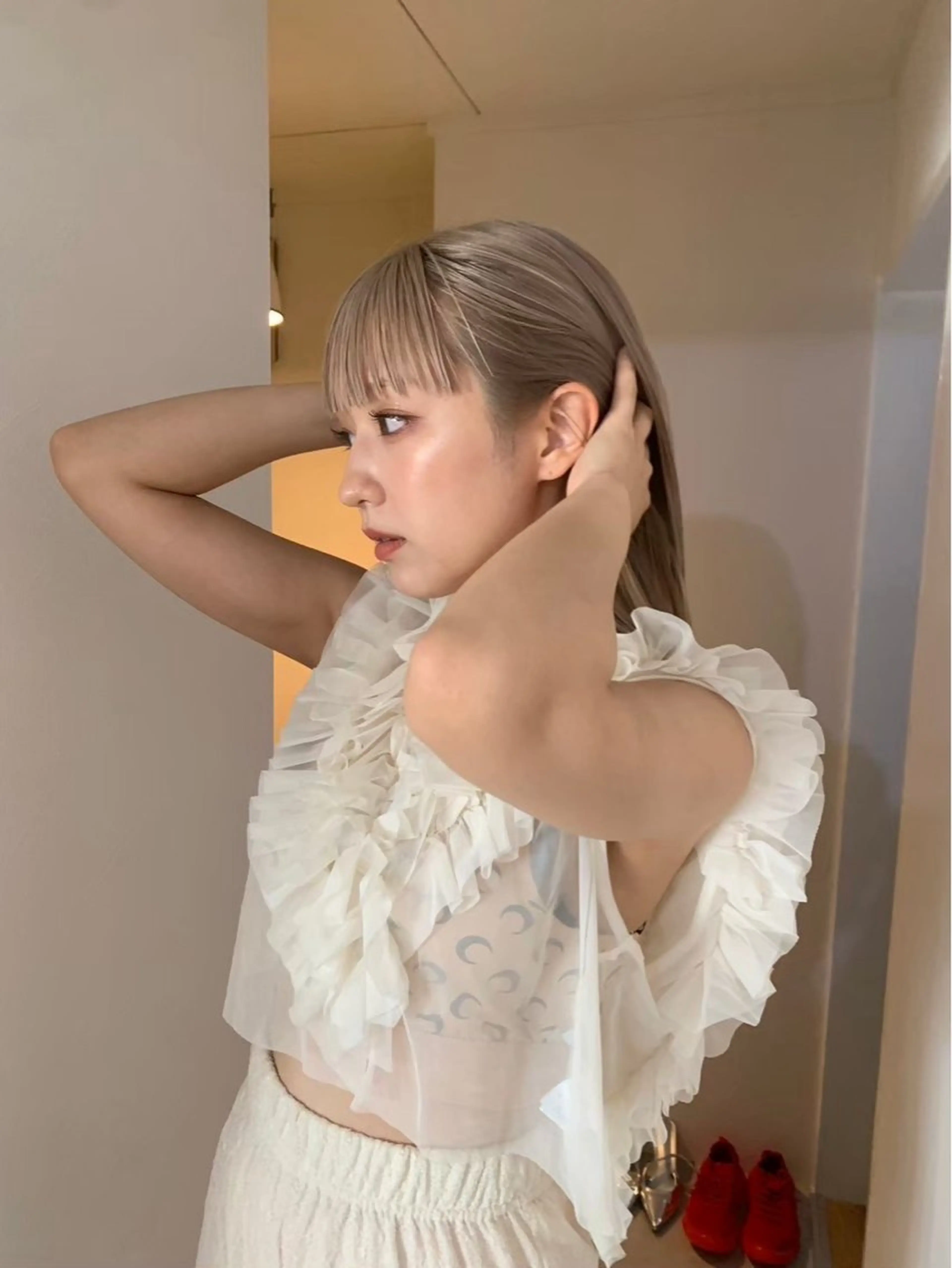 カラー yuumi／透明感 クリーミーカラー♪のヘアスタイル