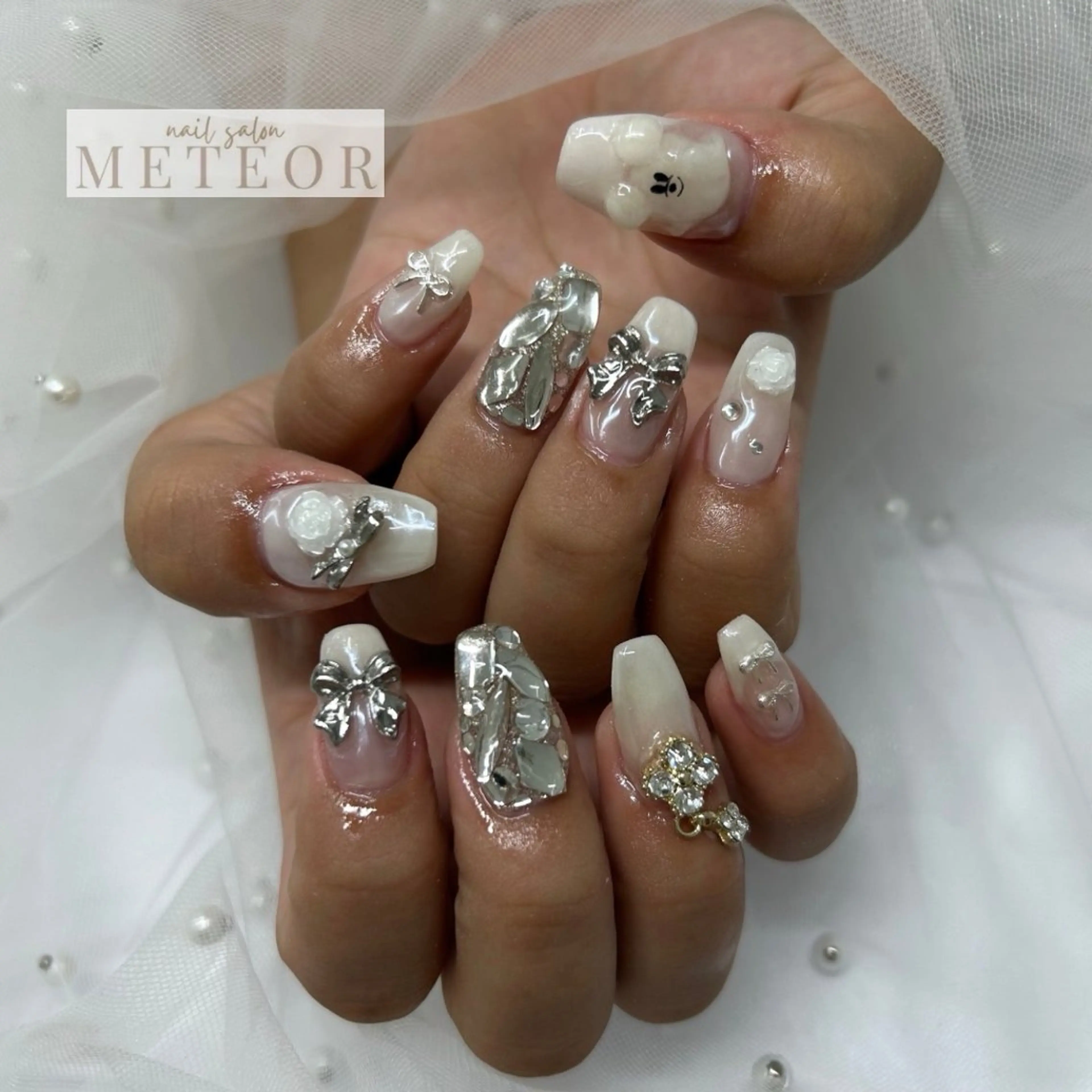 ロング ハロウィン ハンドネイル nailsalon meteor所属・meteor staffのその他イメージ