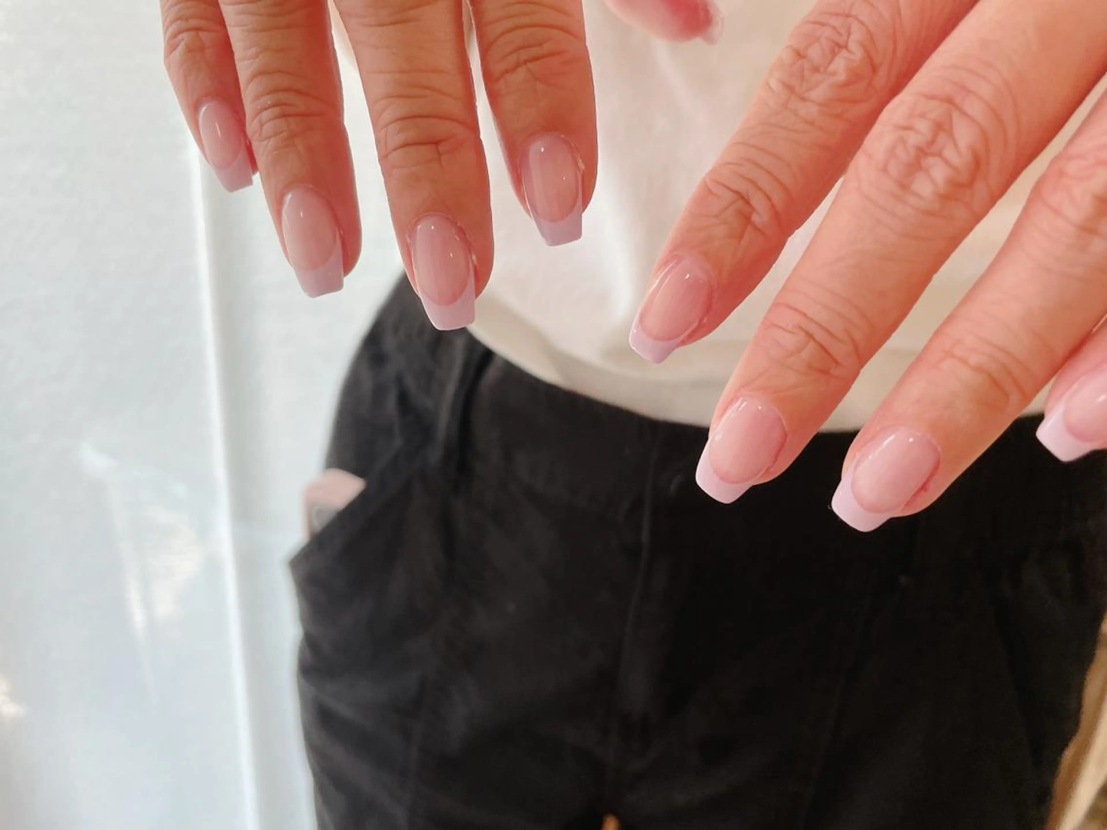 ネイル オーロラネイル フラワーネイル フットネイル フレンチネイル ジェルネイル kikinail 溝の口のネイルデザイン