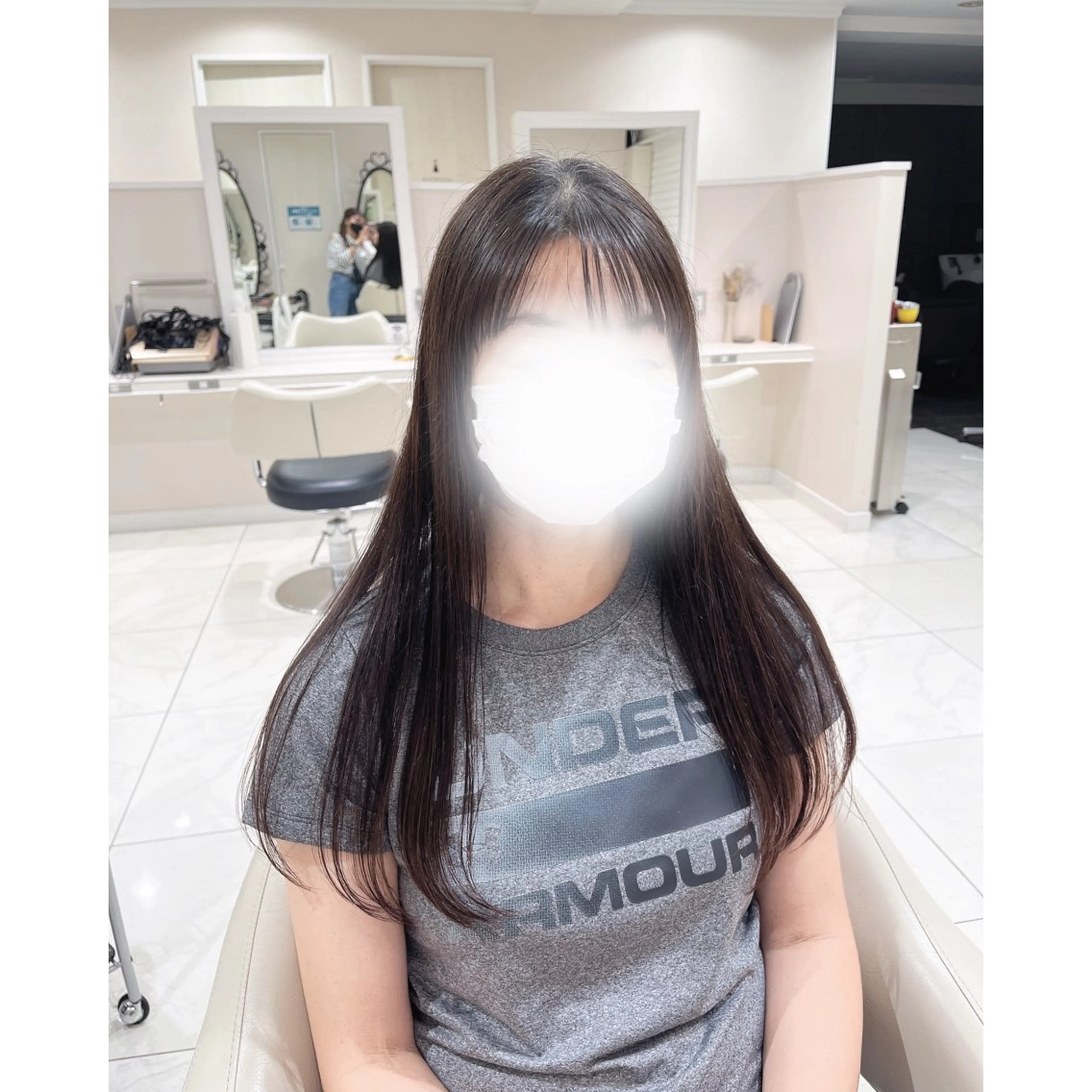 ロング 韓国ヘア 🎀中川綾乃🎀のヘアスタイル