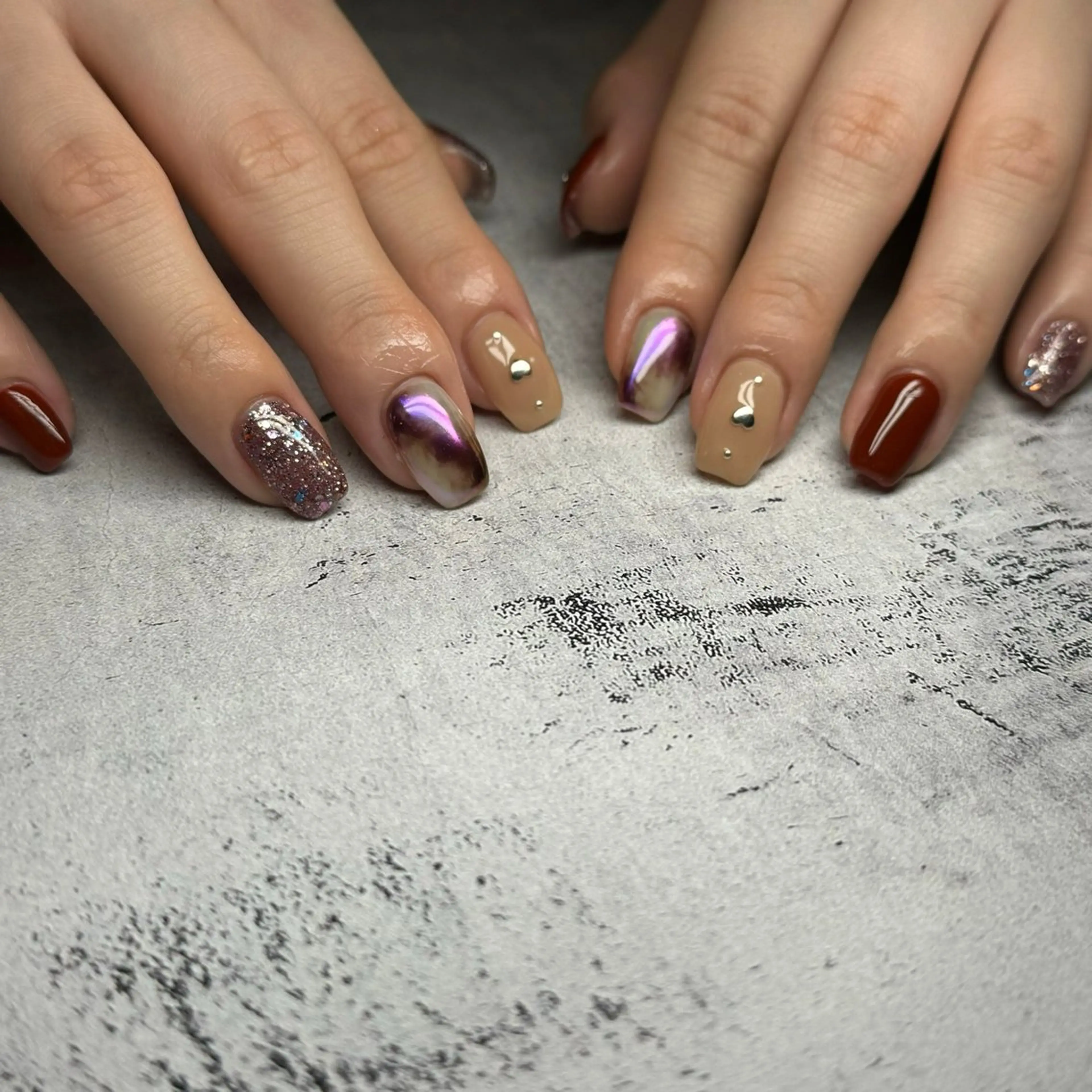 ネイル バレンタイン ハンドネイル 𝐫𝐚𝐢 𝐧𝐚𝐢𝐥のネイルデザイン