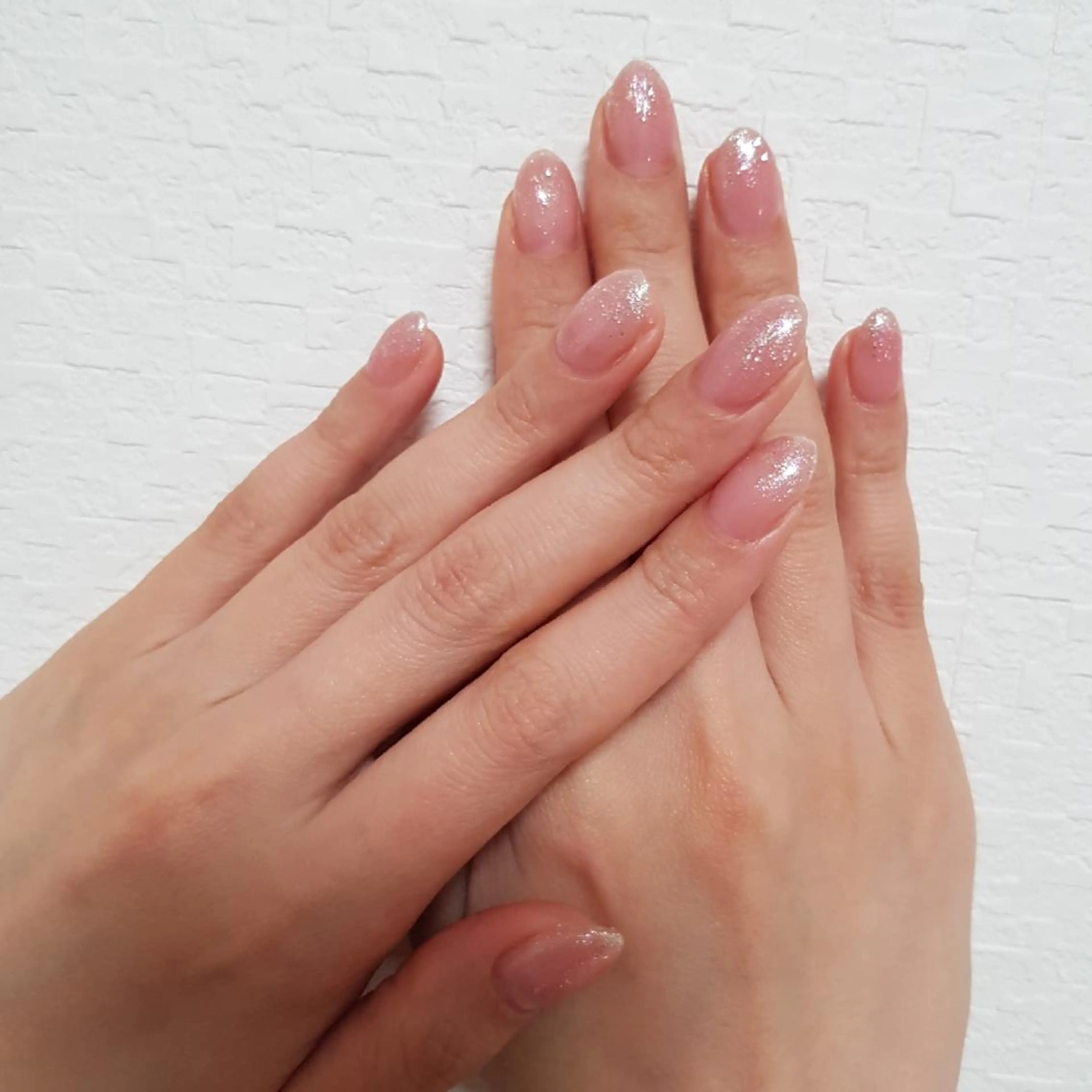 ヘアアレンジ ネイル ラメ(グリッター) ハンドネイル Fa.Stella ファステラ のネイルデザイン