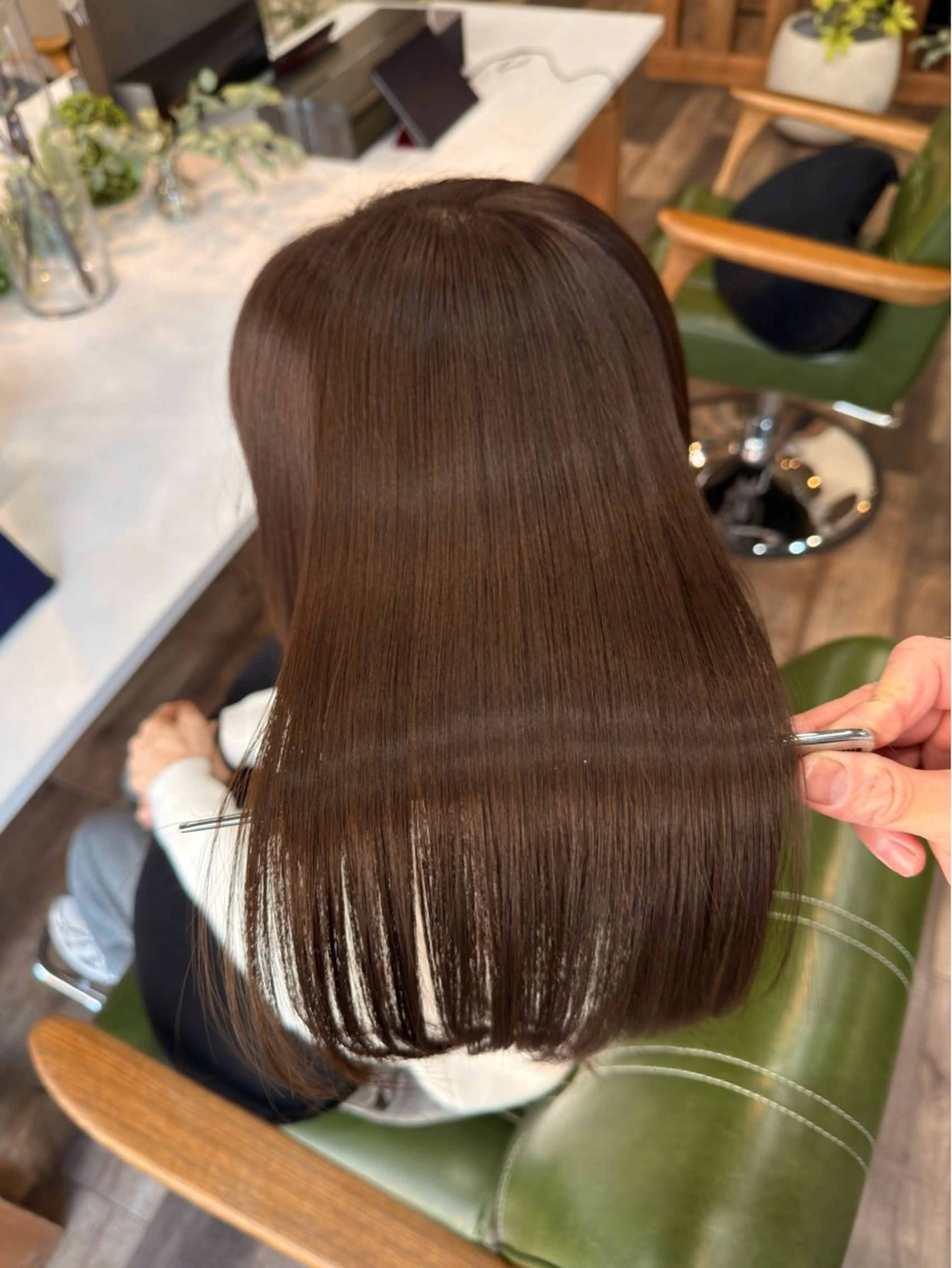 ロング カラー ヘアカラー トリートメント 大塚/髪質改善/ 縮毛矯正/カラーのヘアスタイル