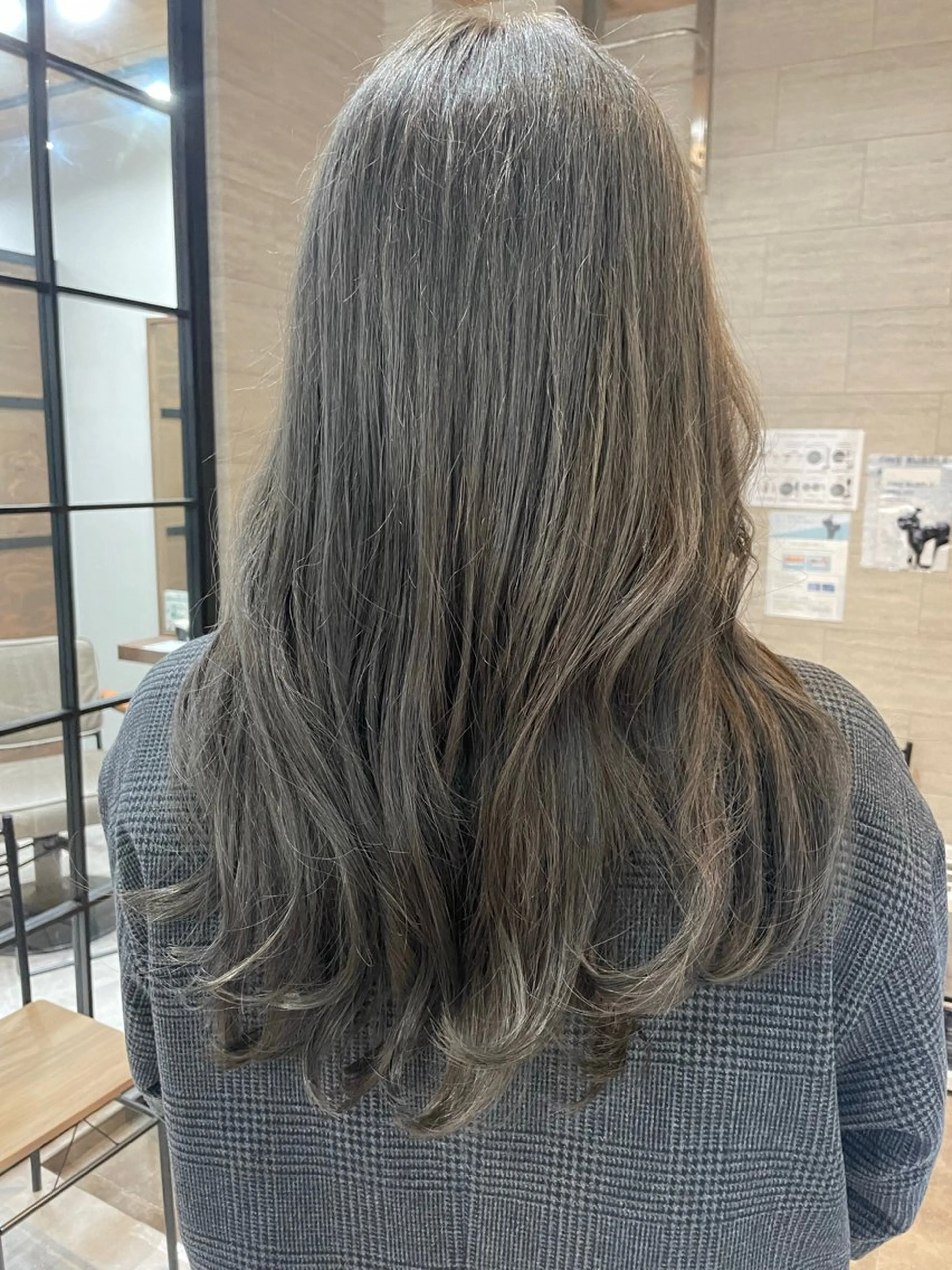 ロング カラー カット ヘアカラー トリートメント 韓国レイヤー/髪質 改善/縮毛🤍吉田のヘアスタイル