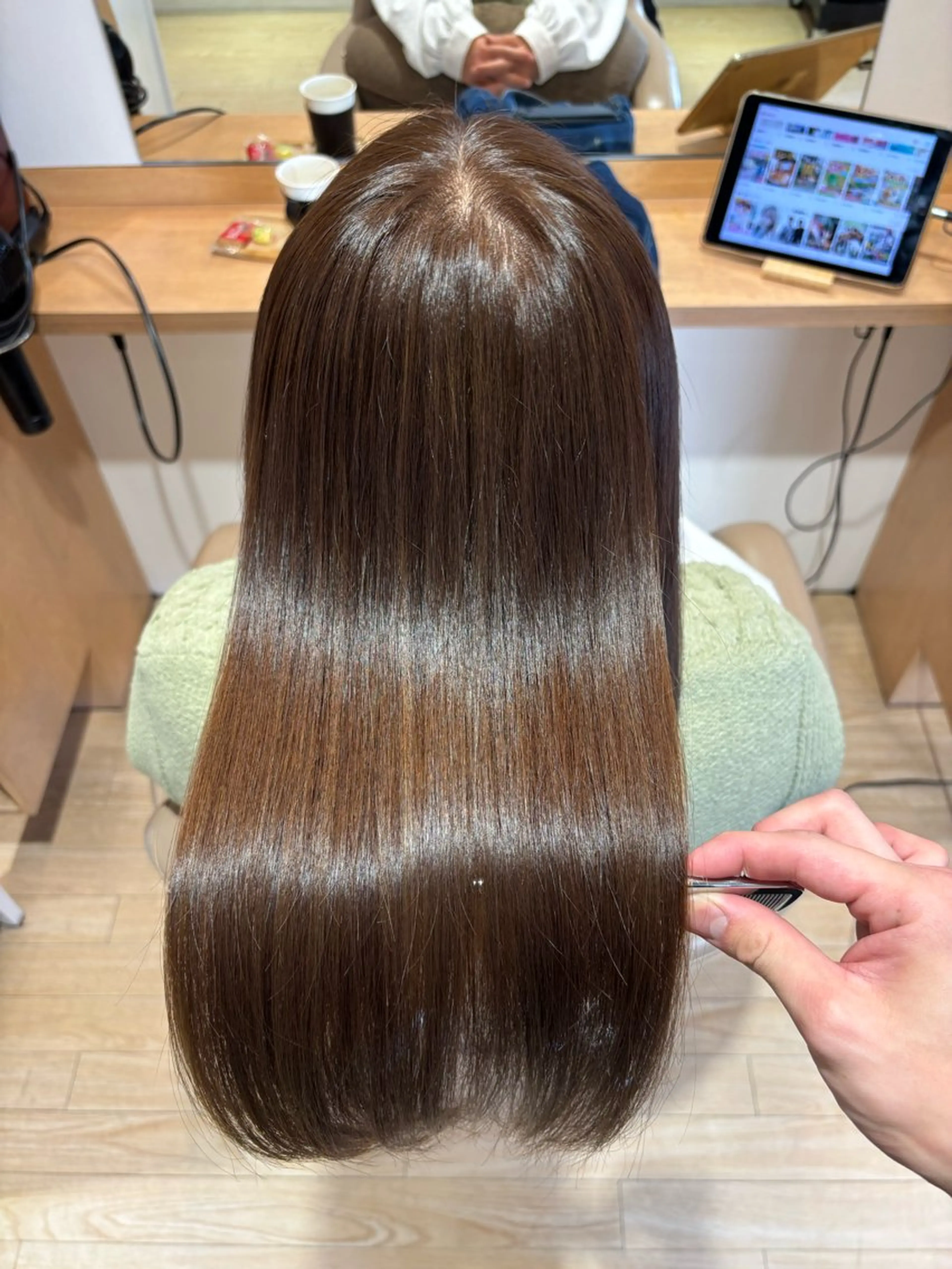 ロング カット ヘアカラー トリートメント [Amphi Tokyo]宮原のヘアスタイル