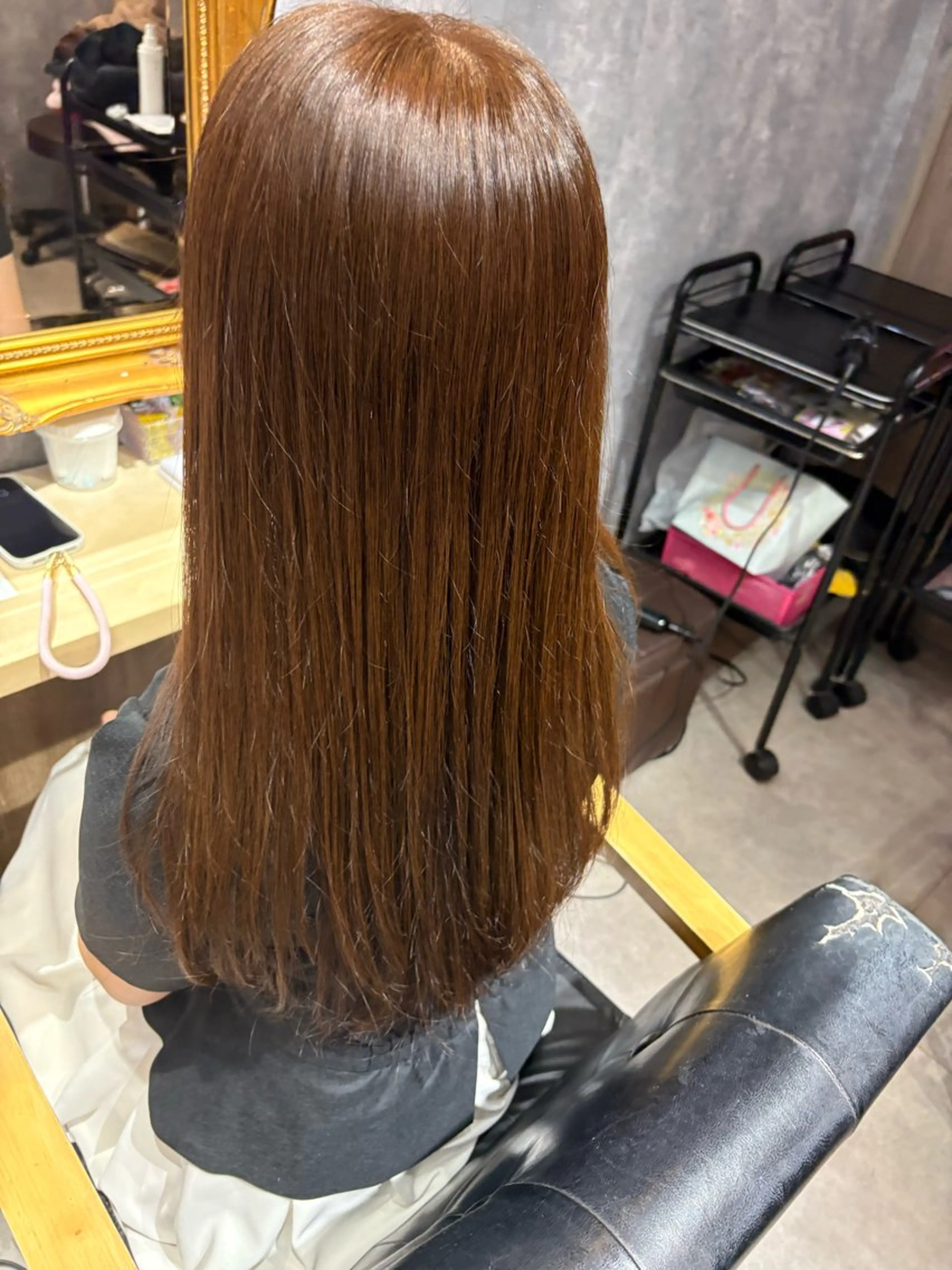 ロング カラー ブラウンカラー ヘアカラー Hare salon Alion　Jinのヘアスタイル