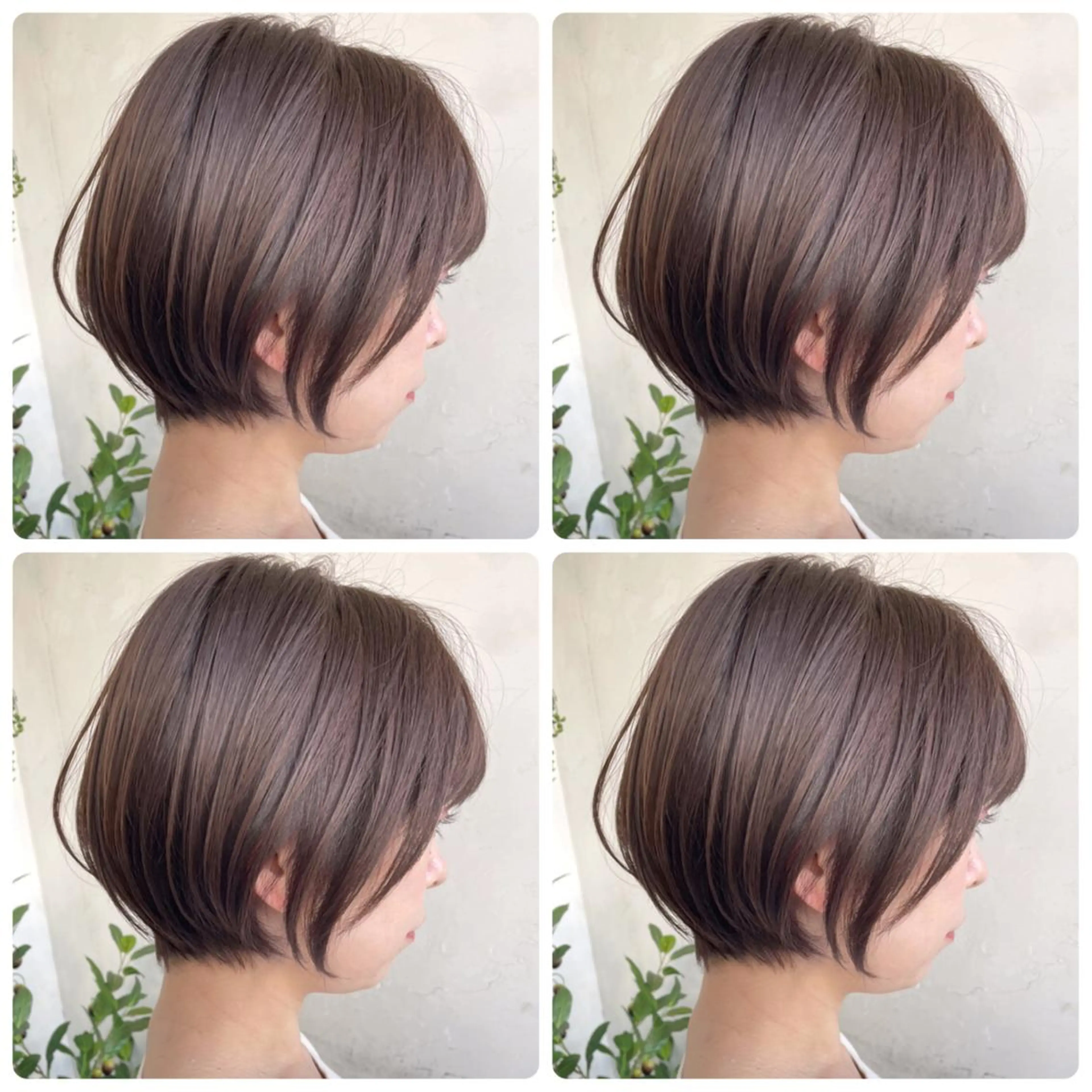 ショート カラー ショートボブ ハンサムショート 丸みショート デザインカラー ハイライトカラー 京都/烏丸/ショート 徒歩1分/秋山のヘアスタイル