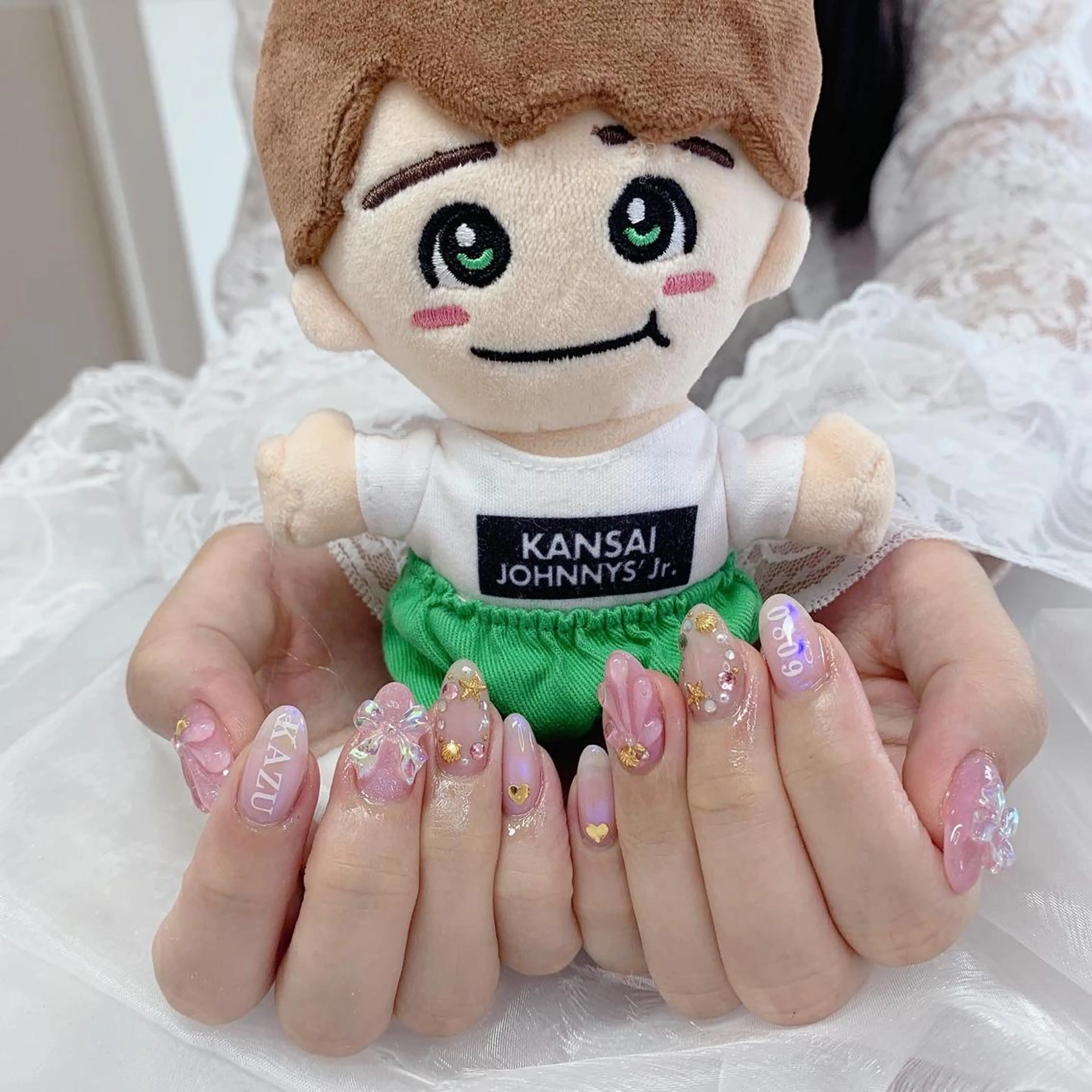 ネイル リボン ハンドネイル La neige* yuki 🥯🍑のネイルデザイン