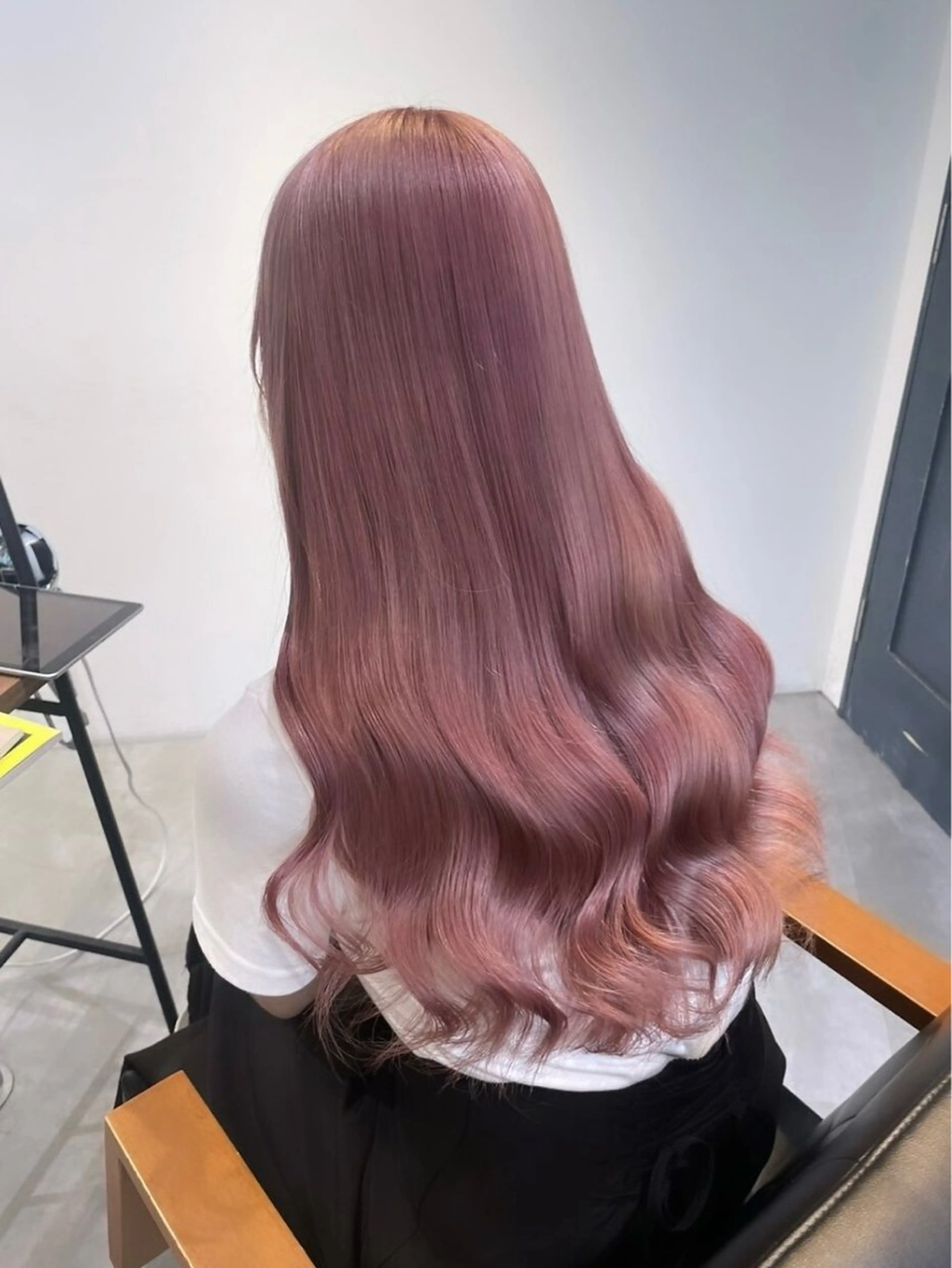【人気No1.𓈒𓂂𓏸♡】透明感 ෆ˚*🎀𝐏𝐢𝐧𝐤💕colorෆ + 髪質改善treatment✨の写真