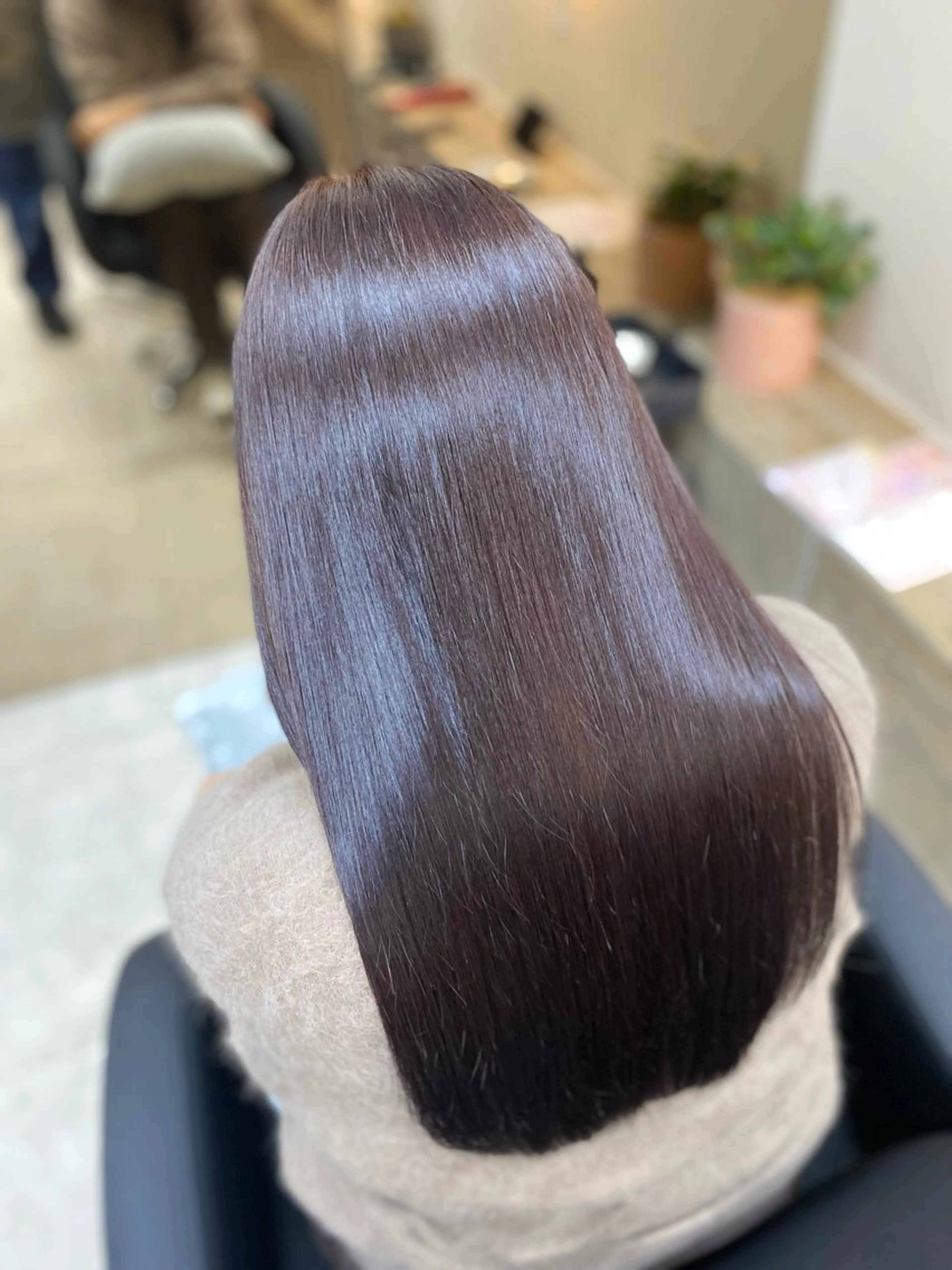 ロング カラー 髪質改善 トリートメント ヘアカラー トリートメント ハイトーン／美髪矯正 ✨ワタル✨のヘアスタイル