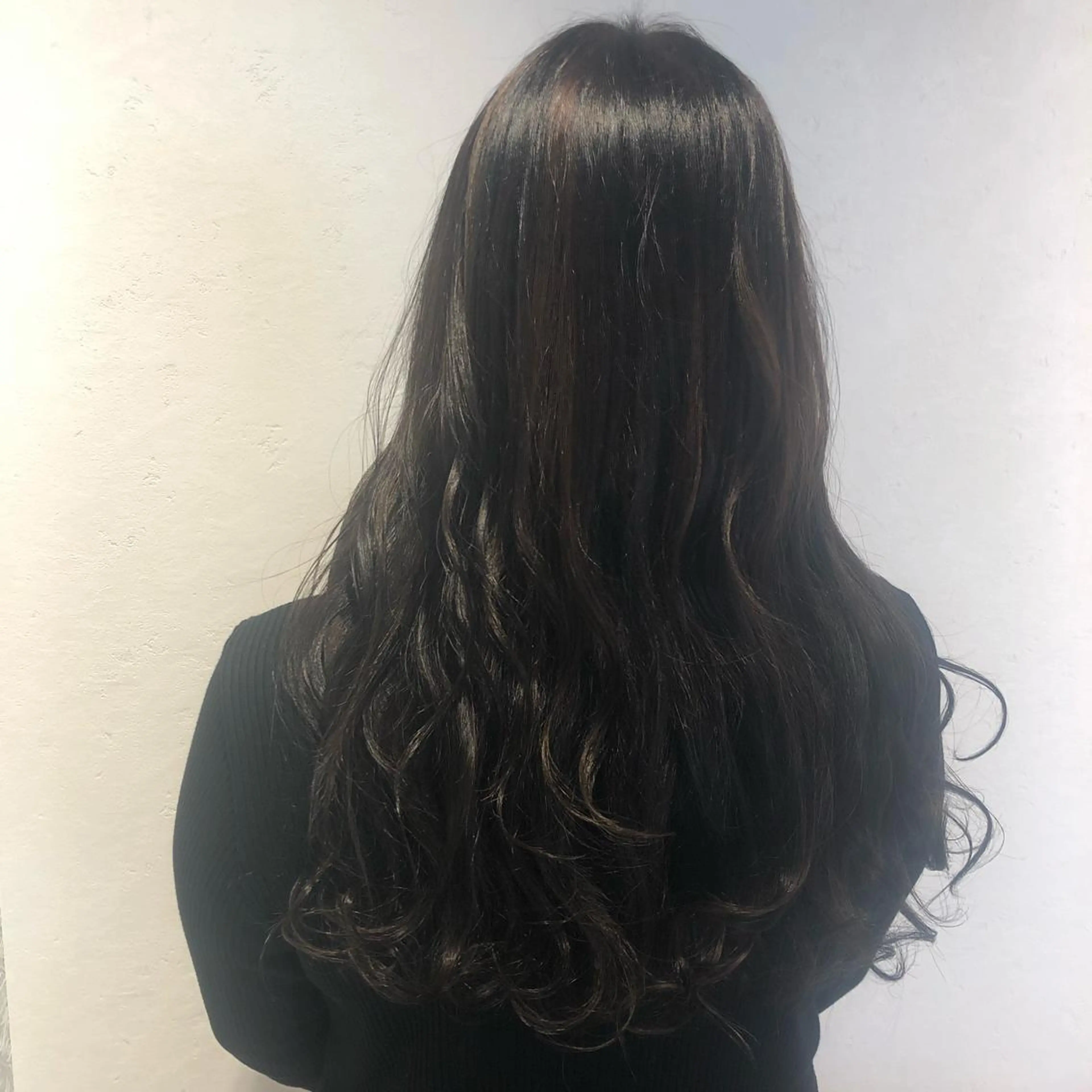 ロング カラー グレージュ イルミナカラー メッシュ スターダスト カット ヘアカラー トリートメント やまぐち まりんのヘアスタイル