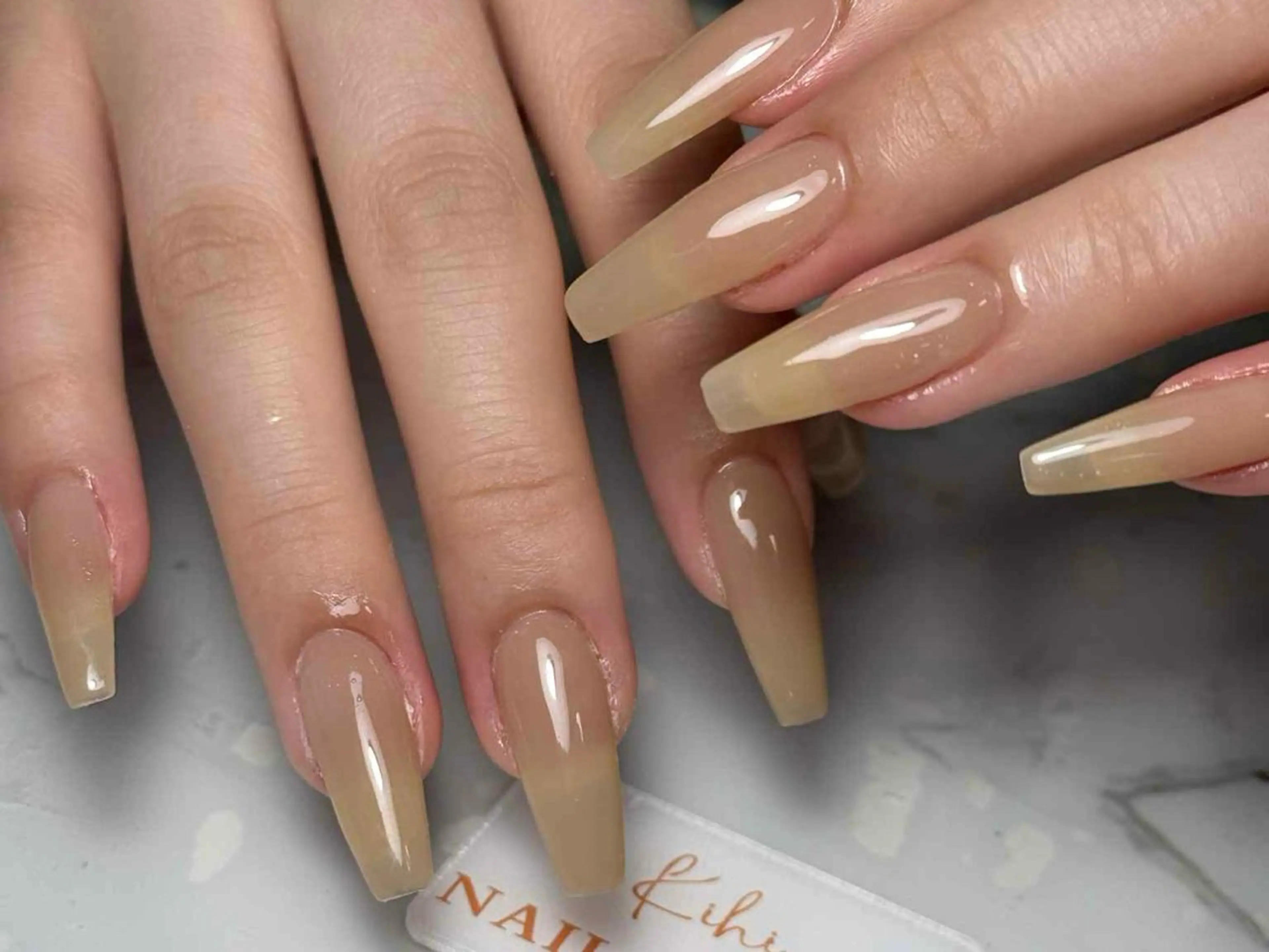ネイル アートネイル フレンチネイル ジェルネイル グラデーション 韓国ネイル ハンドネイル ハンドケア Nail Salon Kihi さくらのネイルデザイン