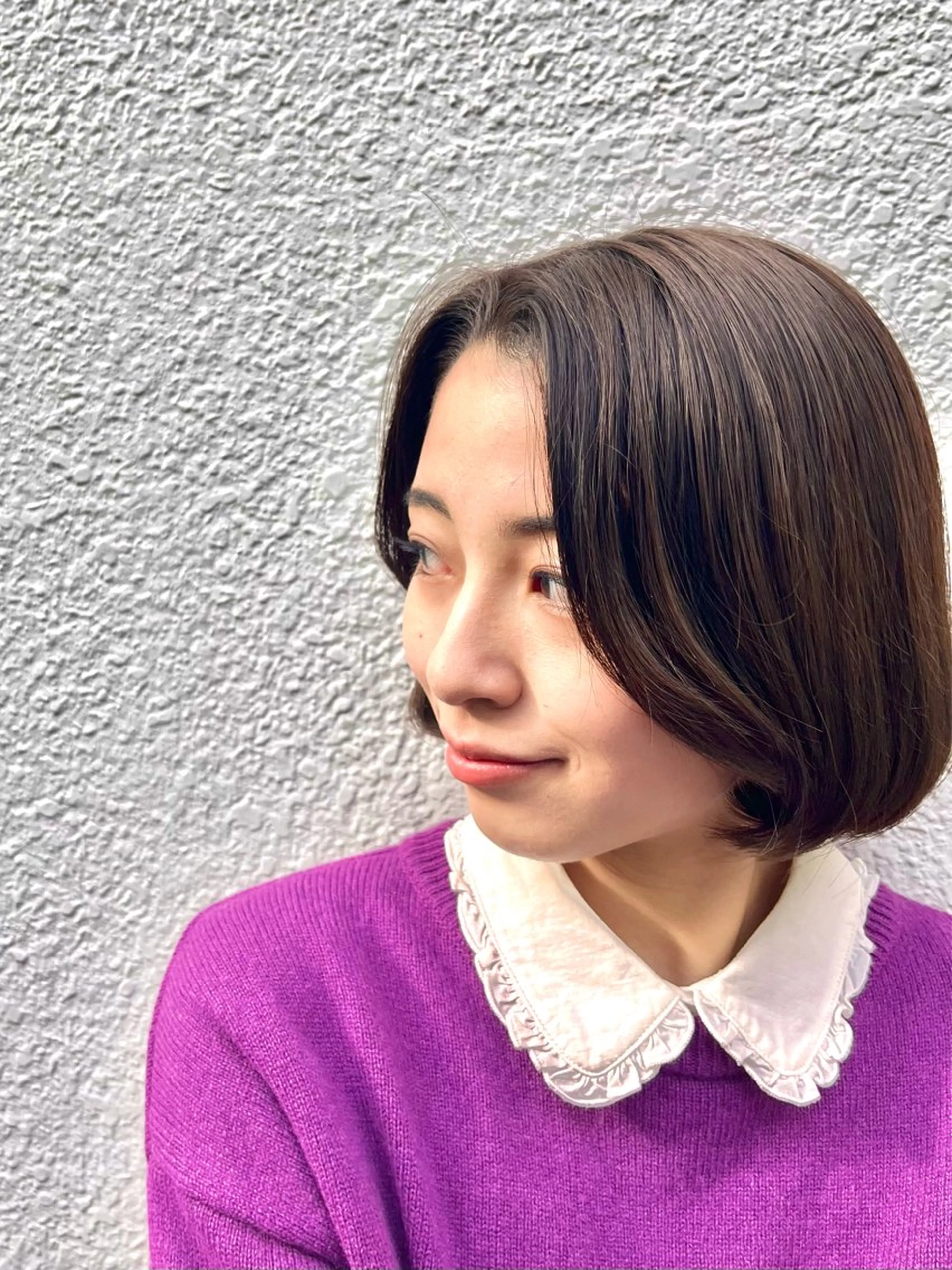 ミディアム カラー カット ヘアカラー ルーツカラー/ レイヤーカット/井川のヘアスタイル