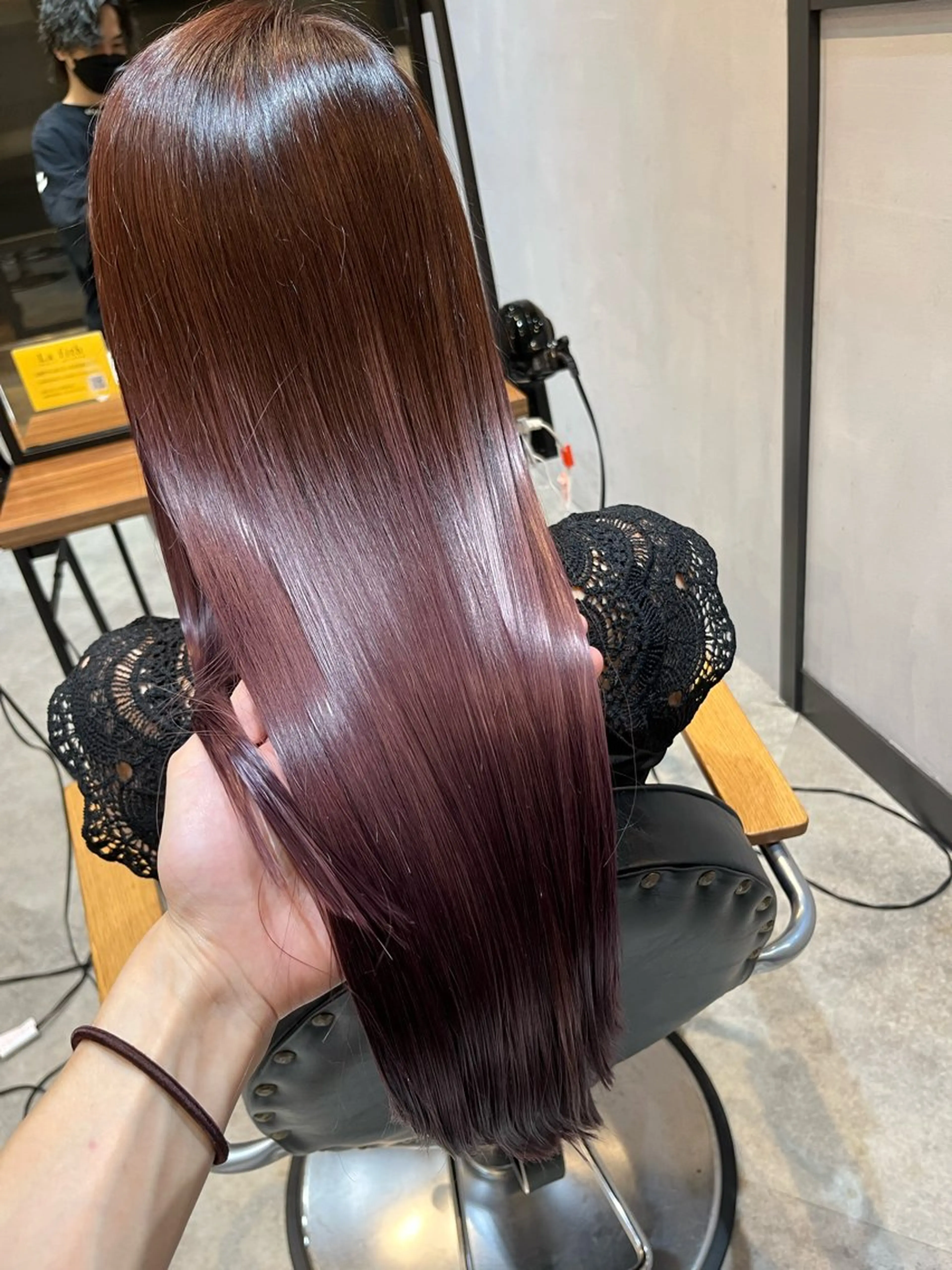 ロング カラー トリートメント カット ヘアカラー トリートメント SALOWIN 栄３丁目店所属・福田 修平💎 髪質改善/美髪矯正のヘアスタイル