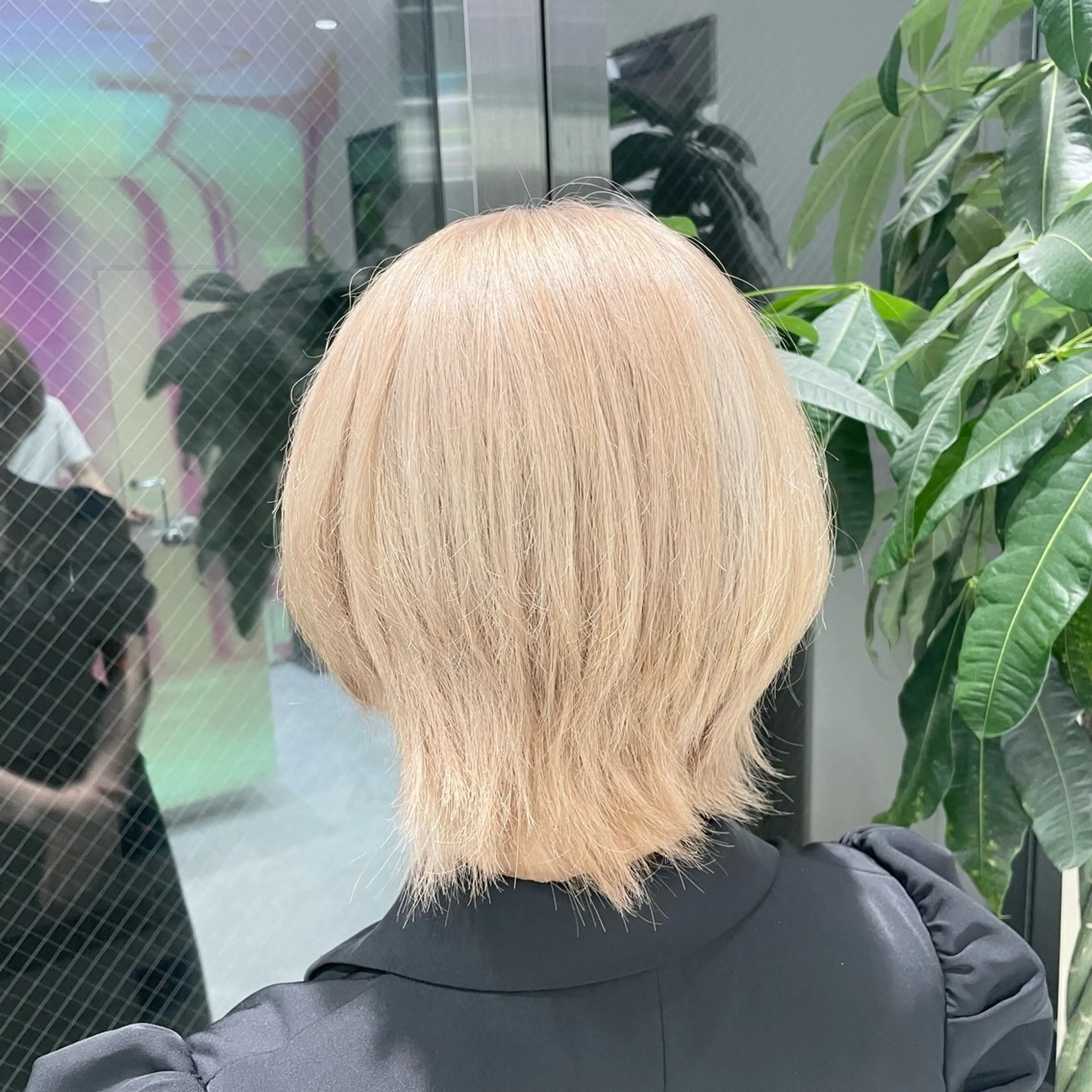 ミディアム カラー ベージュカラー ホワイトベージュ トリートメント ヘアセット ♡ブリーチカラー♡ Mirioのヘアスタイル
