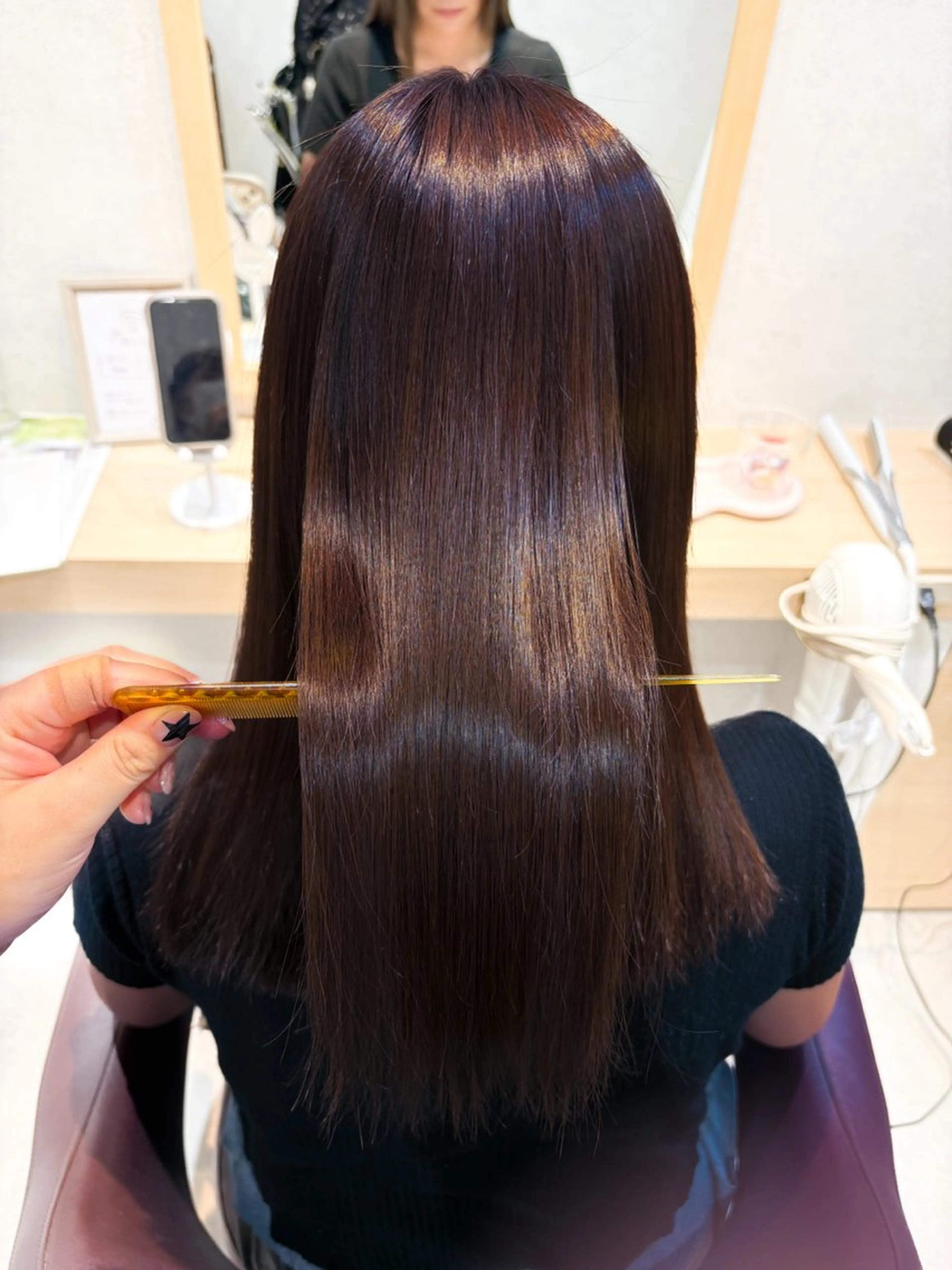 ロング カラー カット ヘアカラー 透明感/暖色/艶感 💍TAMA💍のヘアスタイル