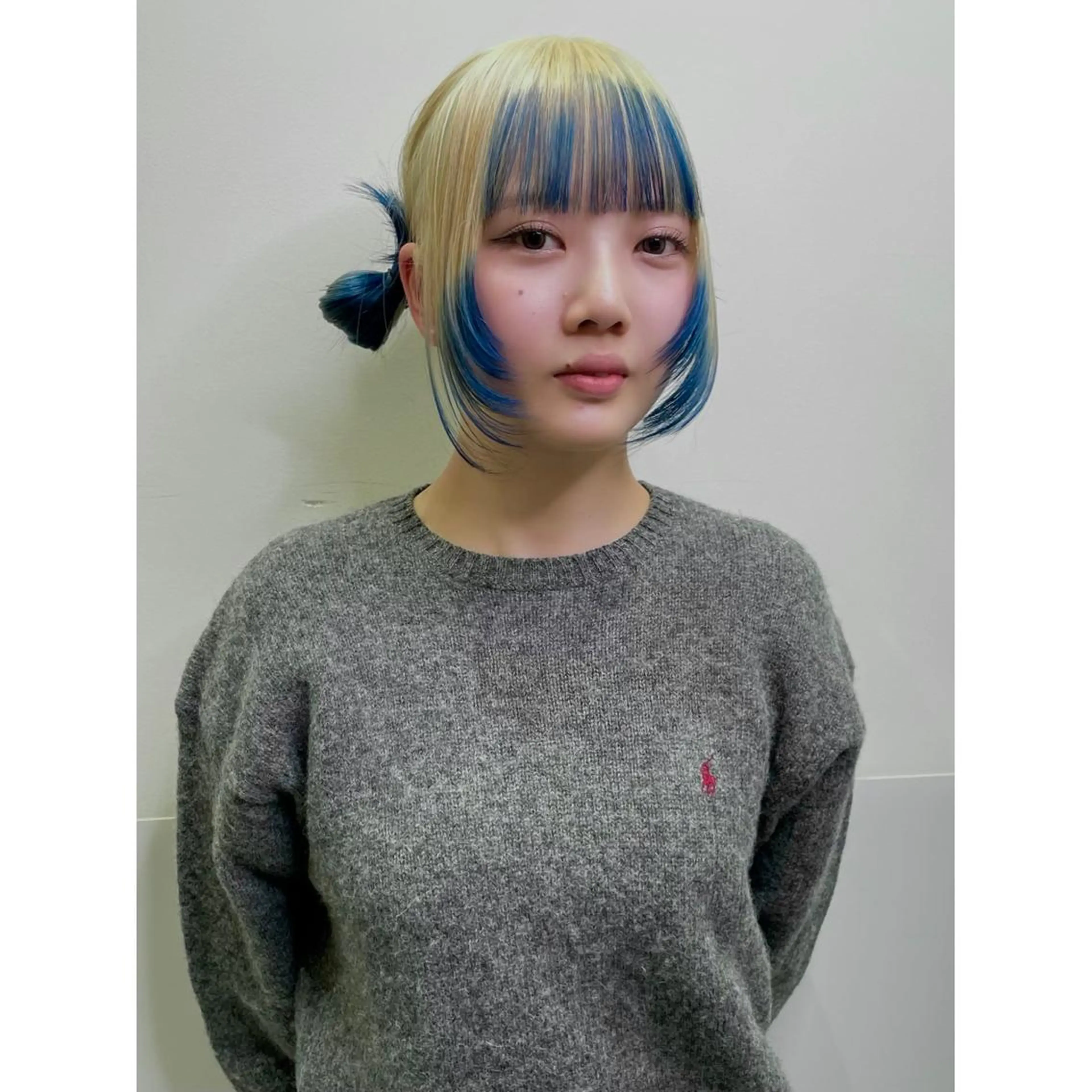ミディアム カラー カット ヘアカラー トリートメント SALOWIN所属・ブリーチ🧹 ボブ✨レイヤーのヘアスタイル