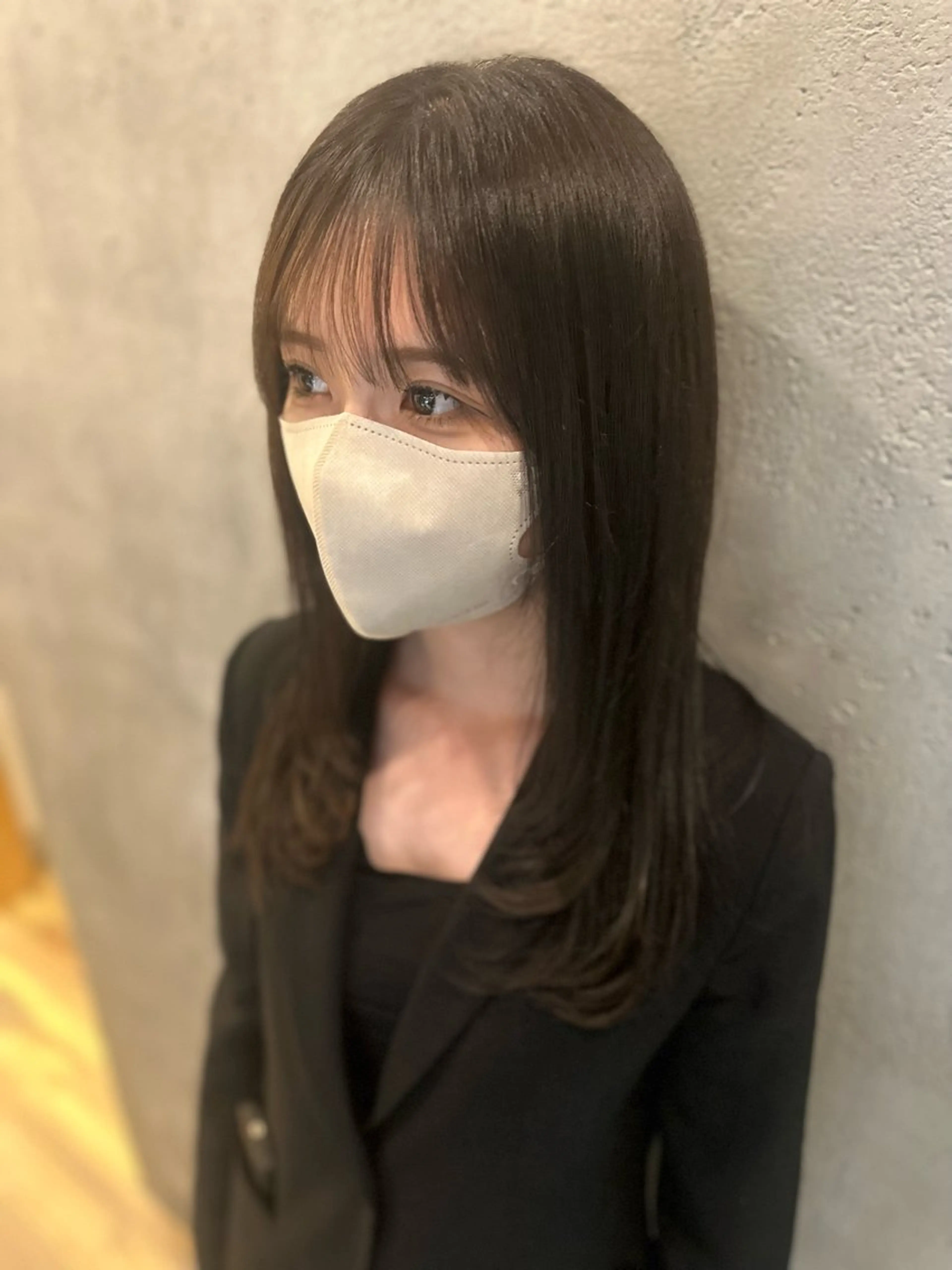 ミディアム ミディアムレイヤー レイヤーカット カット 溜 一太のヘアスタイル