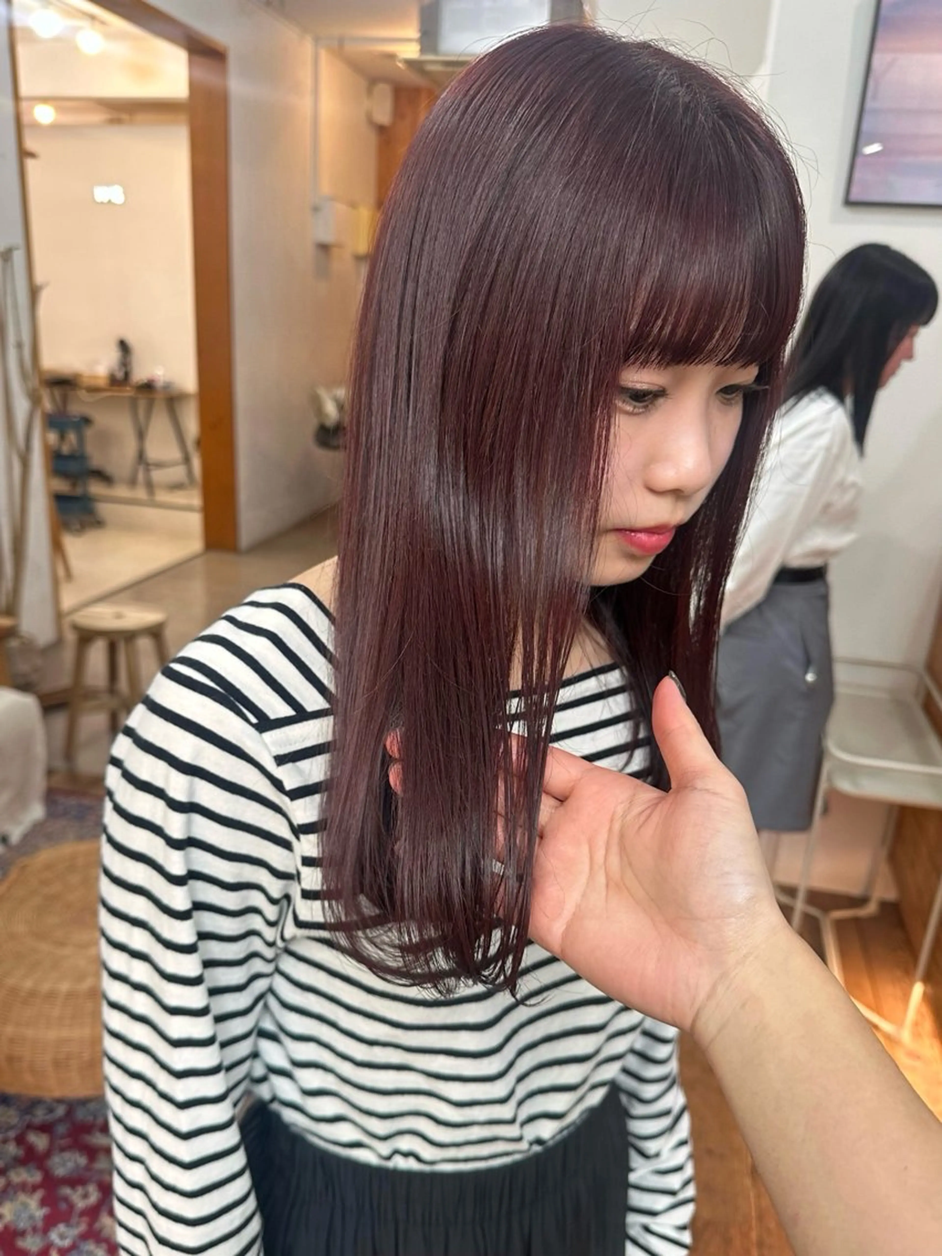 ミディアム カラー 🪭risa 暖色/レイヤー🪭のヘアスタイル