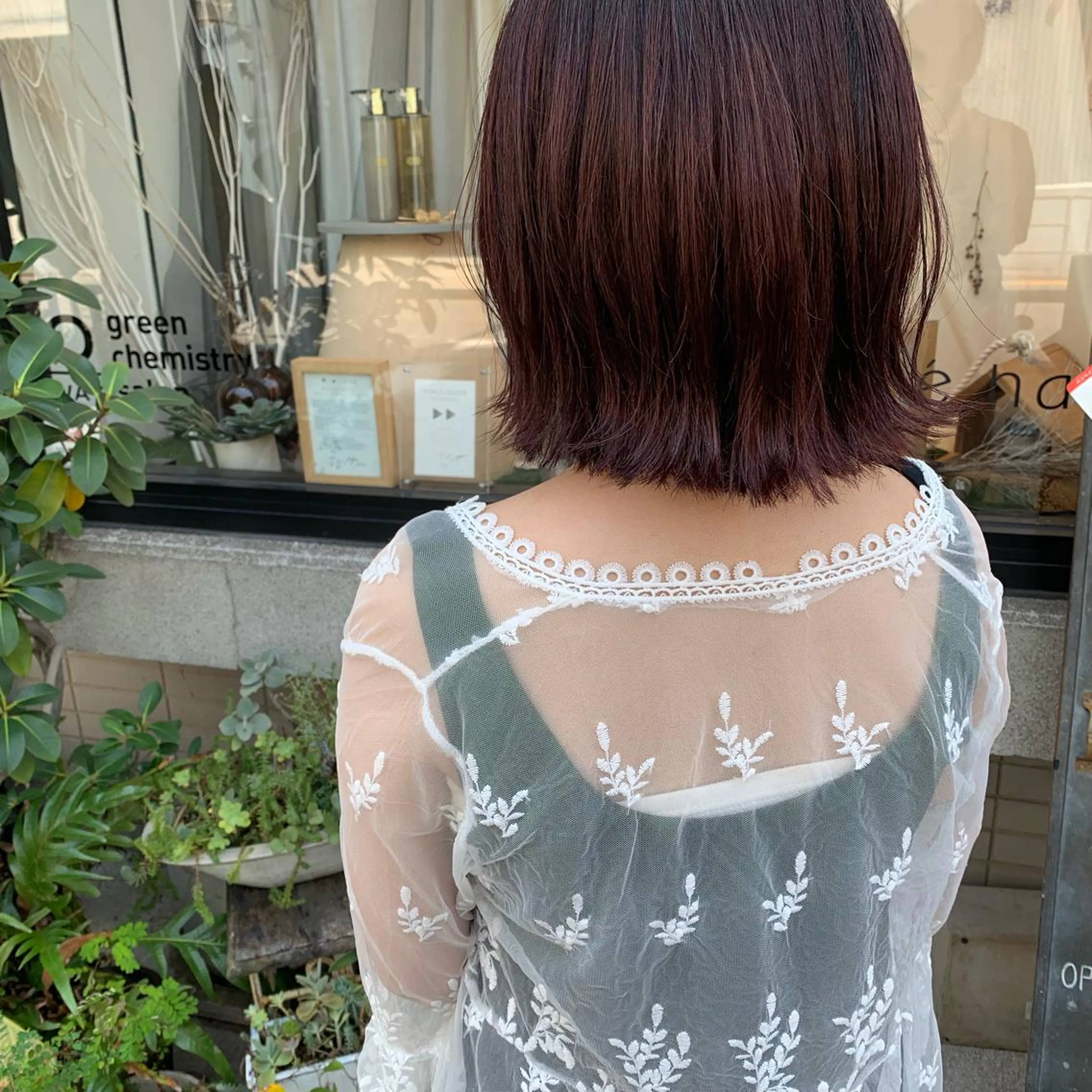 ミディアム 艶髪color💎髪 質改善ストレート大吉のヘアスタイル