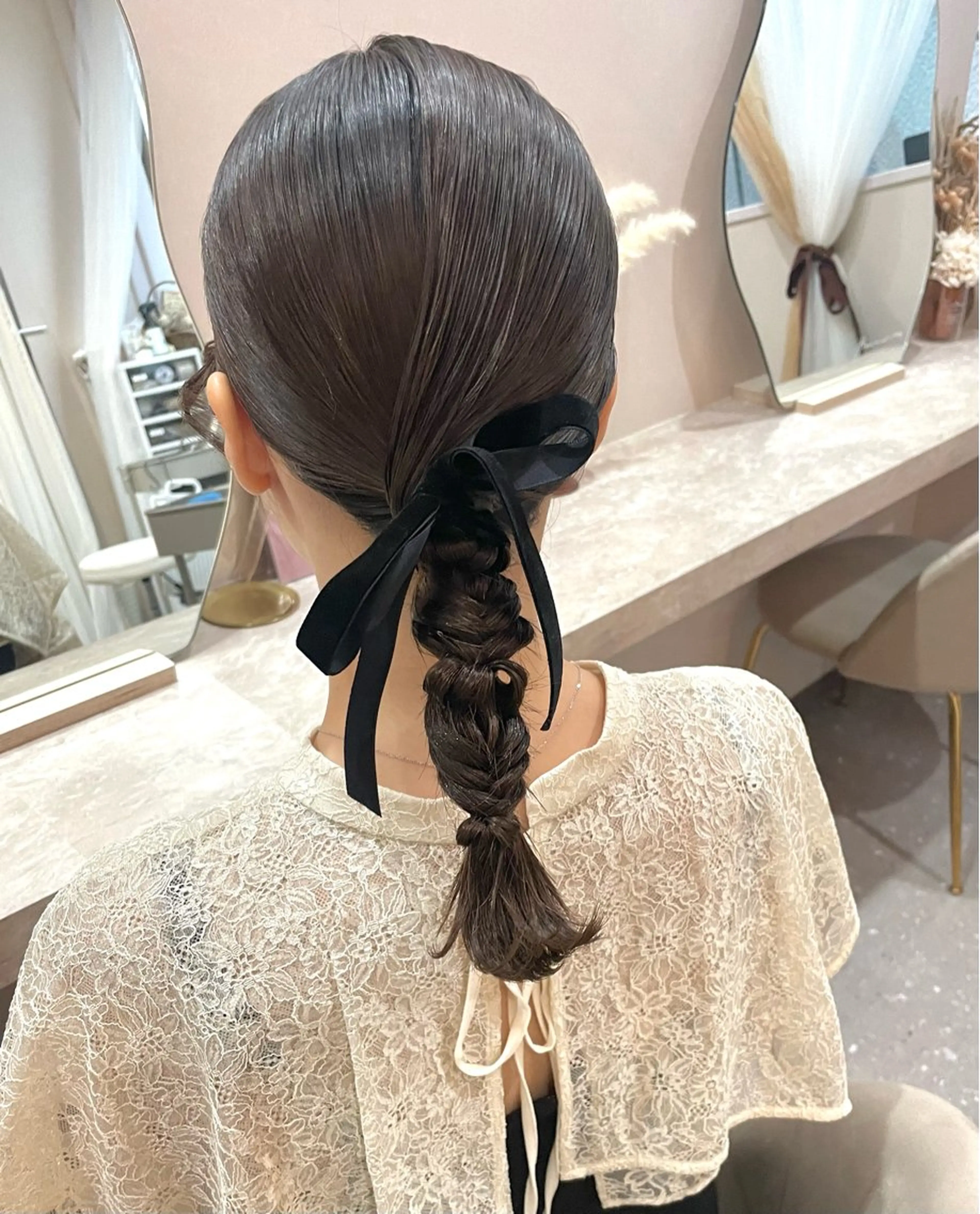 ミディアム ヘアセット Mila chihiroのヘアスタイル