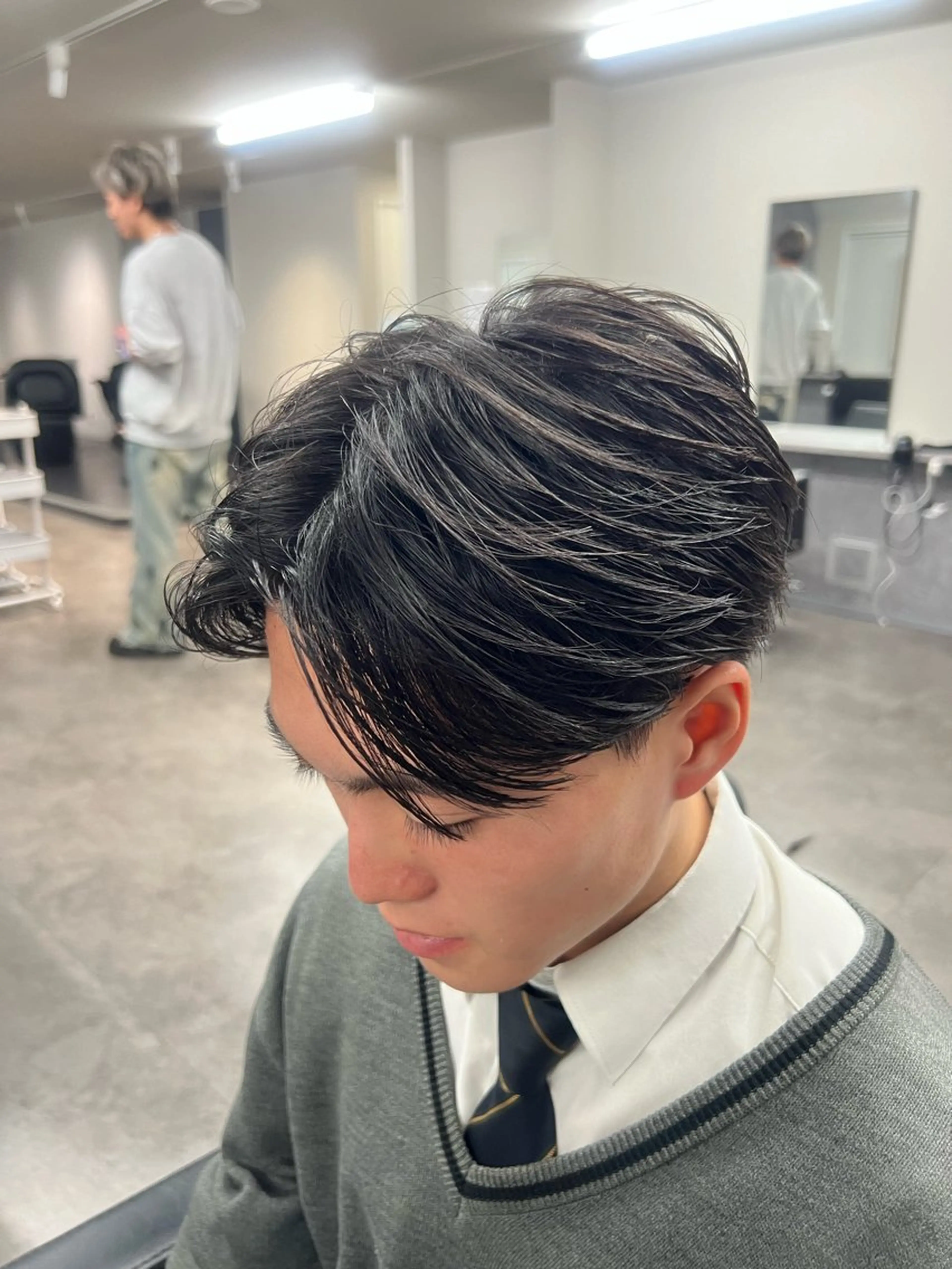 ショート パーマ メンズ メンズパーマ ニュアンスパーマ カット パーマ トリートメント 👑立川No.1筋肉 美容師👑しゅーとのヘアスタイル