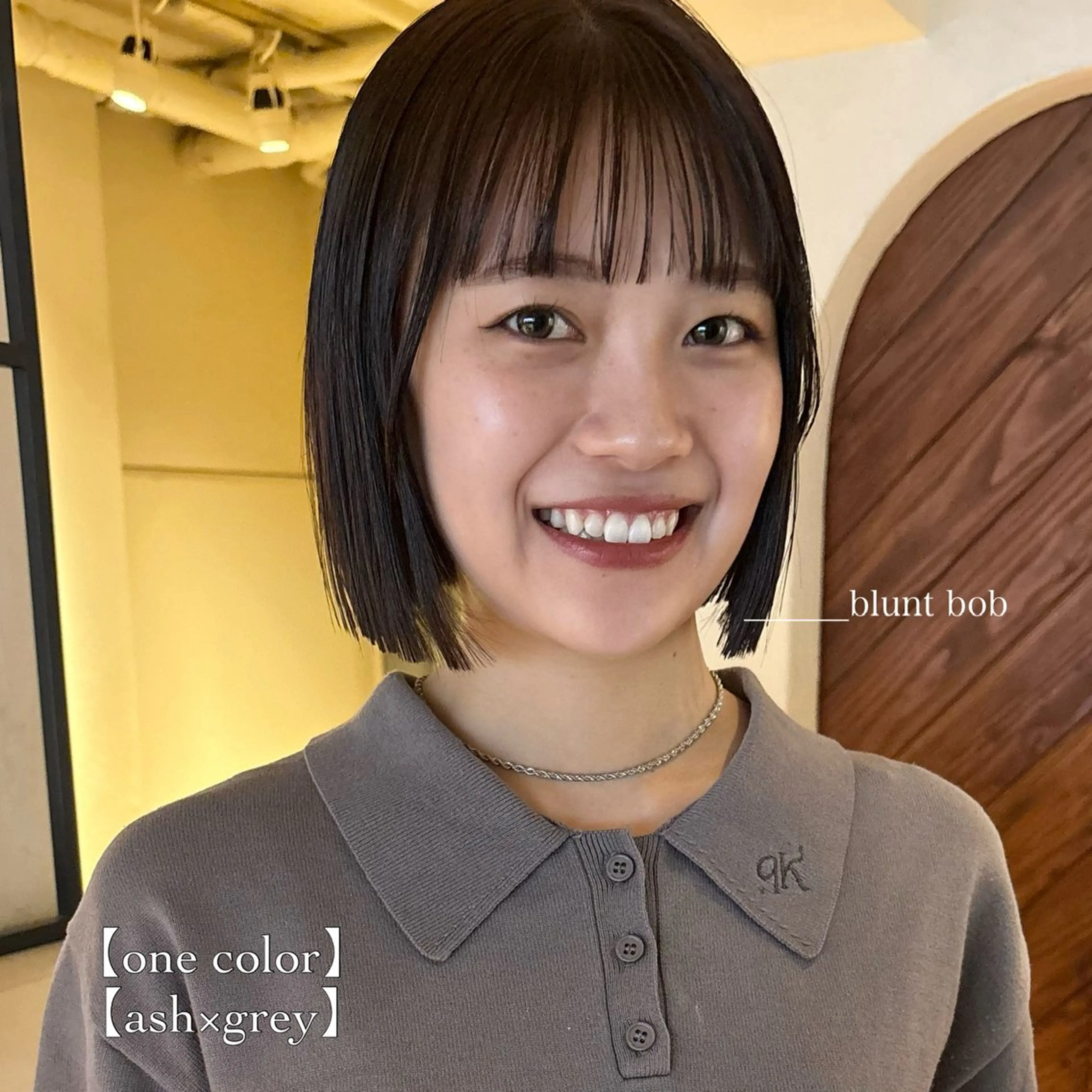 ミディアム カラー カット ヘアカラー ⌇透明感color 🎀ᴍᴇɢᴜᴍɪ ⌇のヘアスタイル