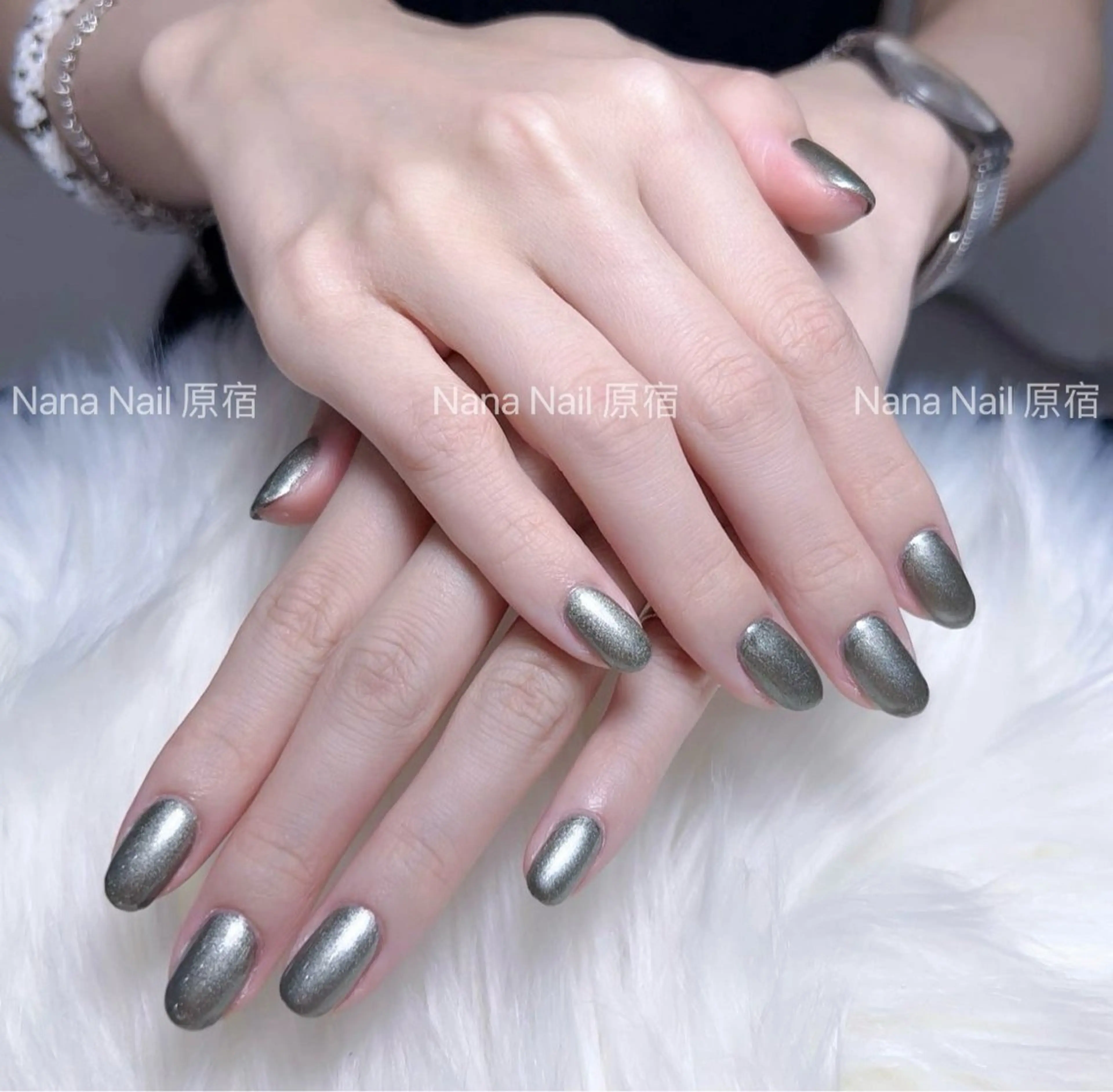 ネイル ワンカラーネイル ハンドネイル Unicorn Nail原宿表参道のネイルデザイン