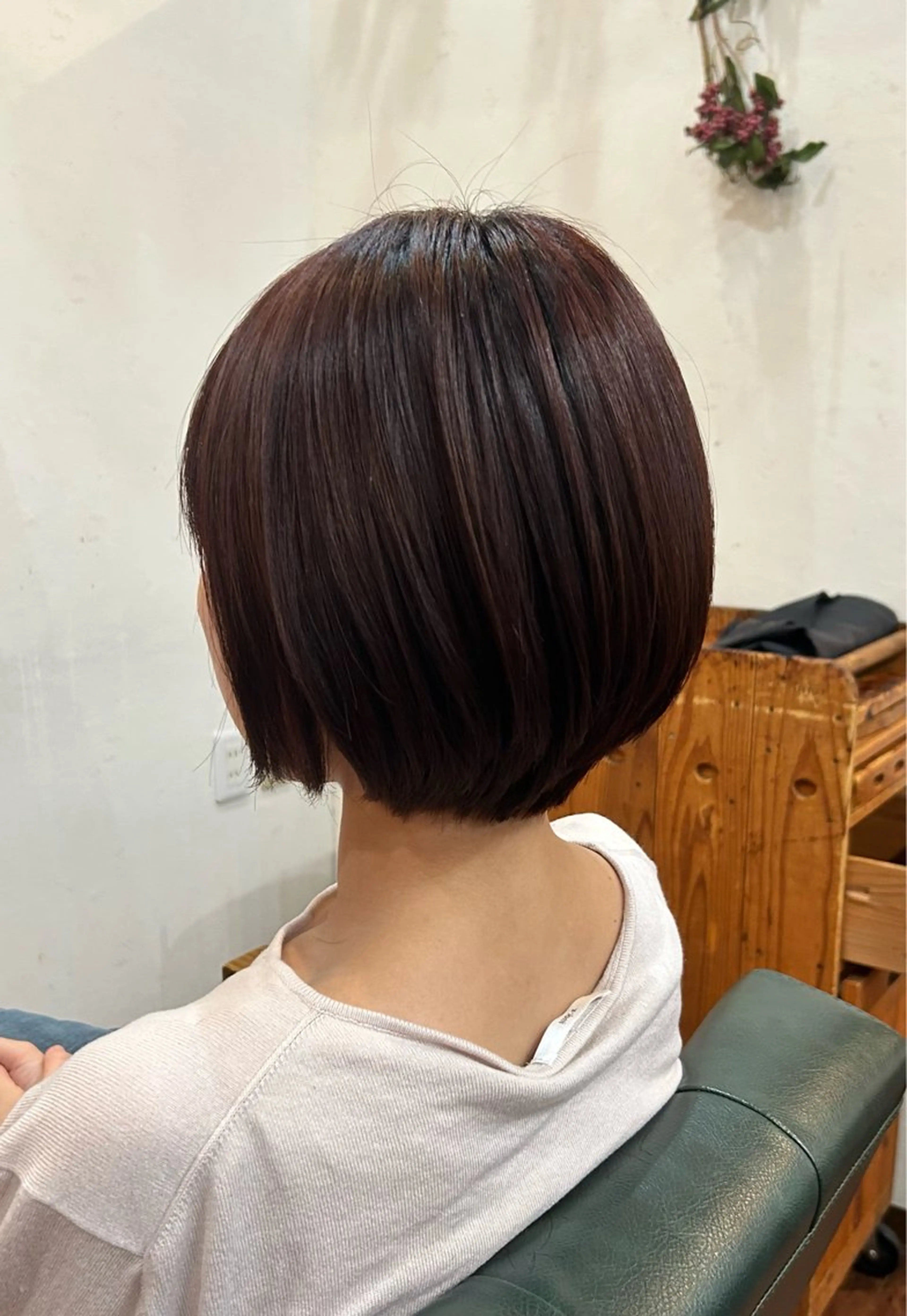 ショート カラー ブラウンカラー ショコラブラウン ボブ ショートヘア STORY所属・story 増田 わかなのヘアスタイル