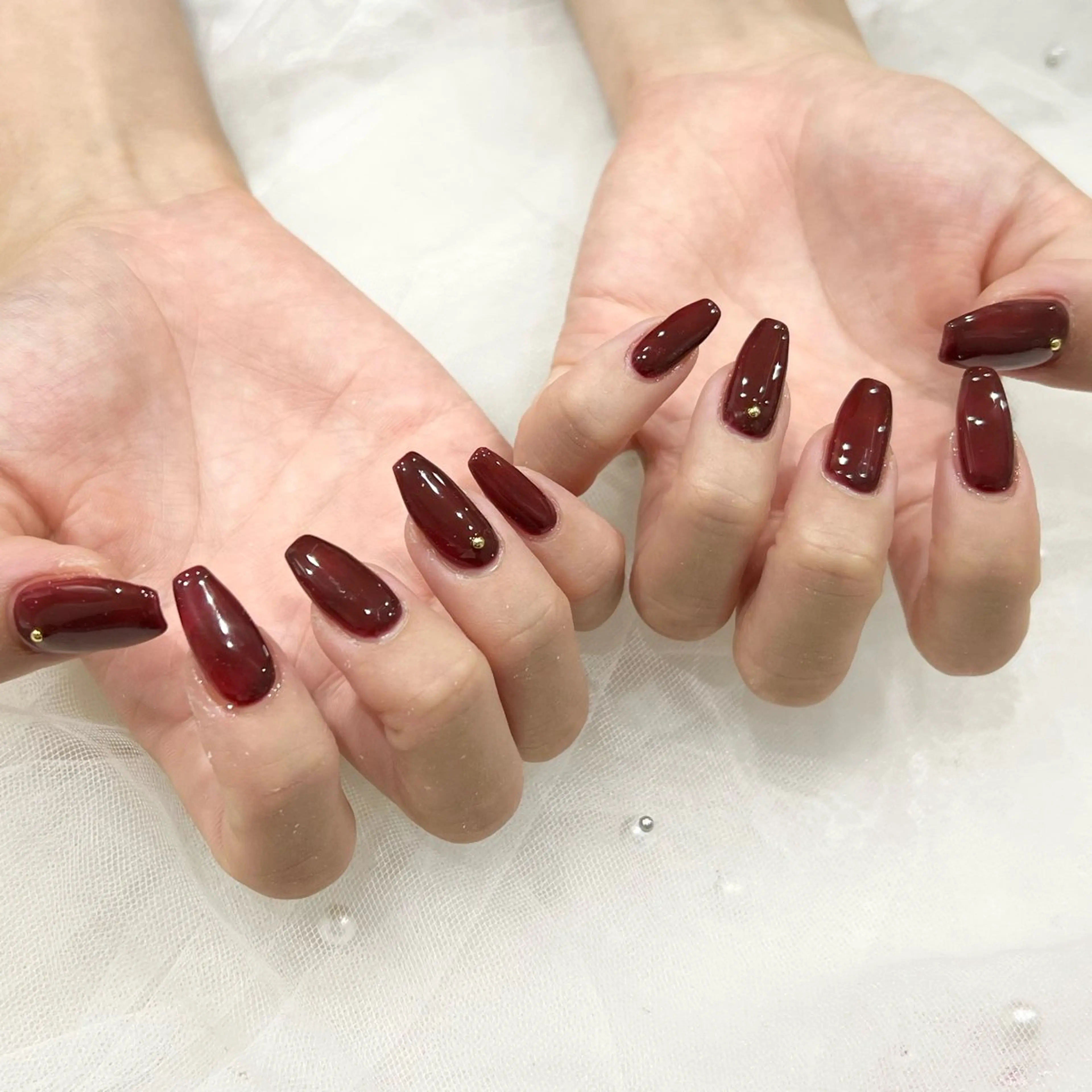 ネイル ワンカラーネイル 🧡Shine船橋 鳴海🧡のネイルデザイン