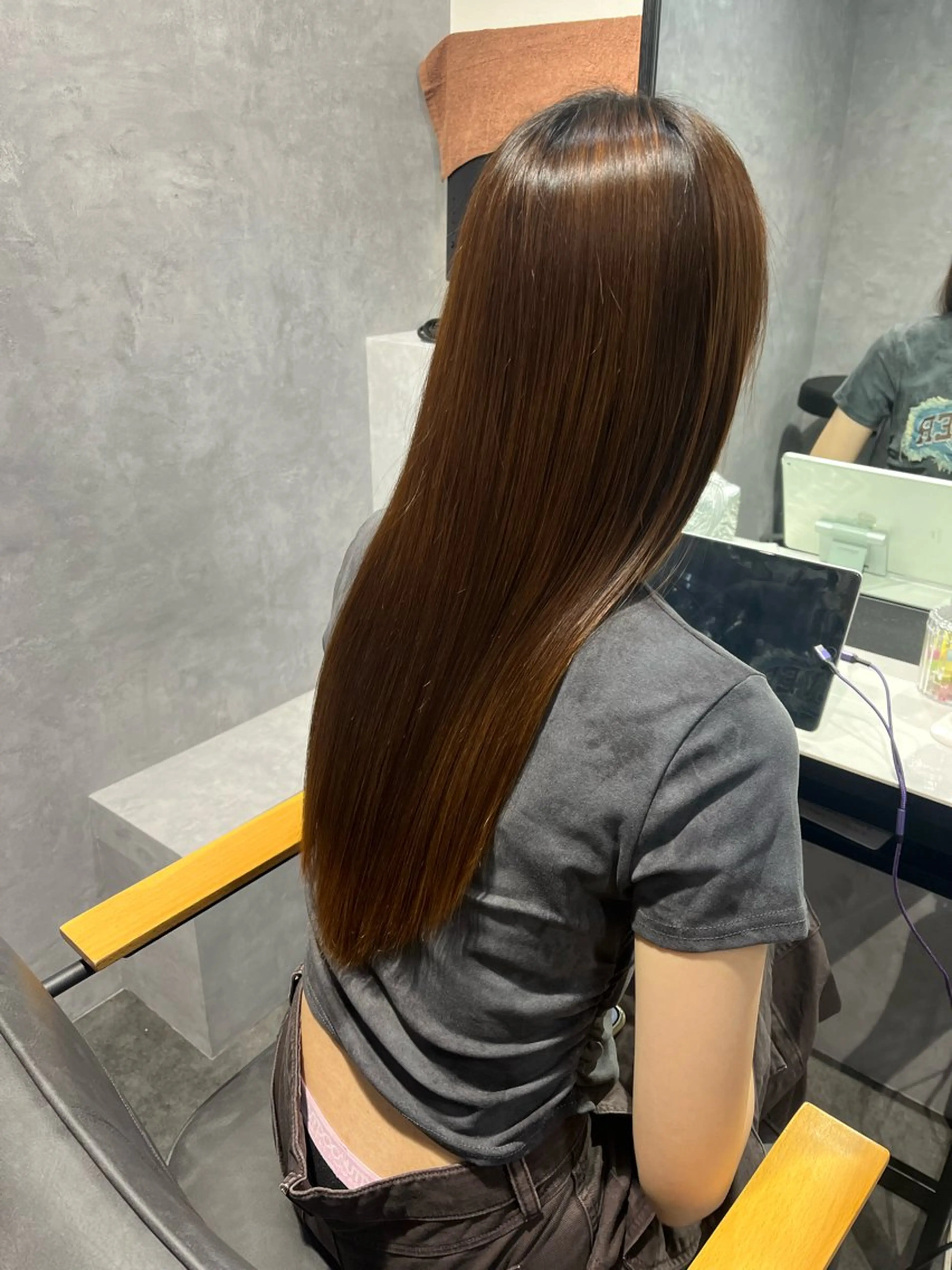 ロング 縮毛矯正 プルエクステ🦕⭐︎ /konomiのヘアスタイル