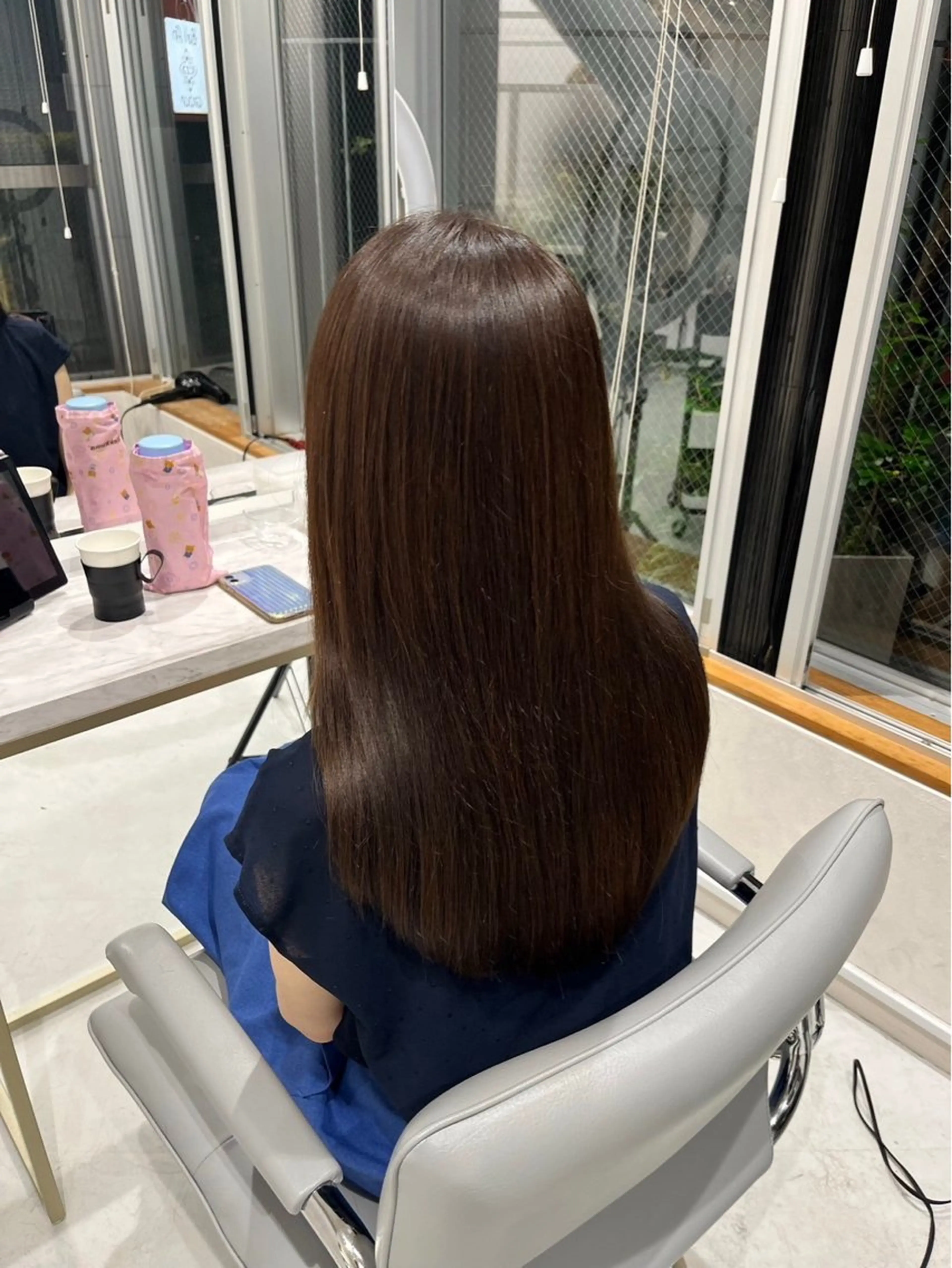 セミロング 半個室サロンyoures hair 髪質改善トリートメント東新宿店所属・榊原 竜弥のヘアスタイル