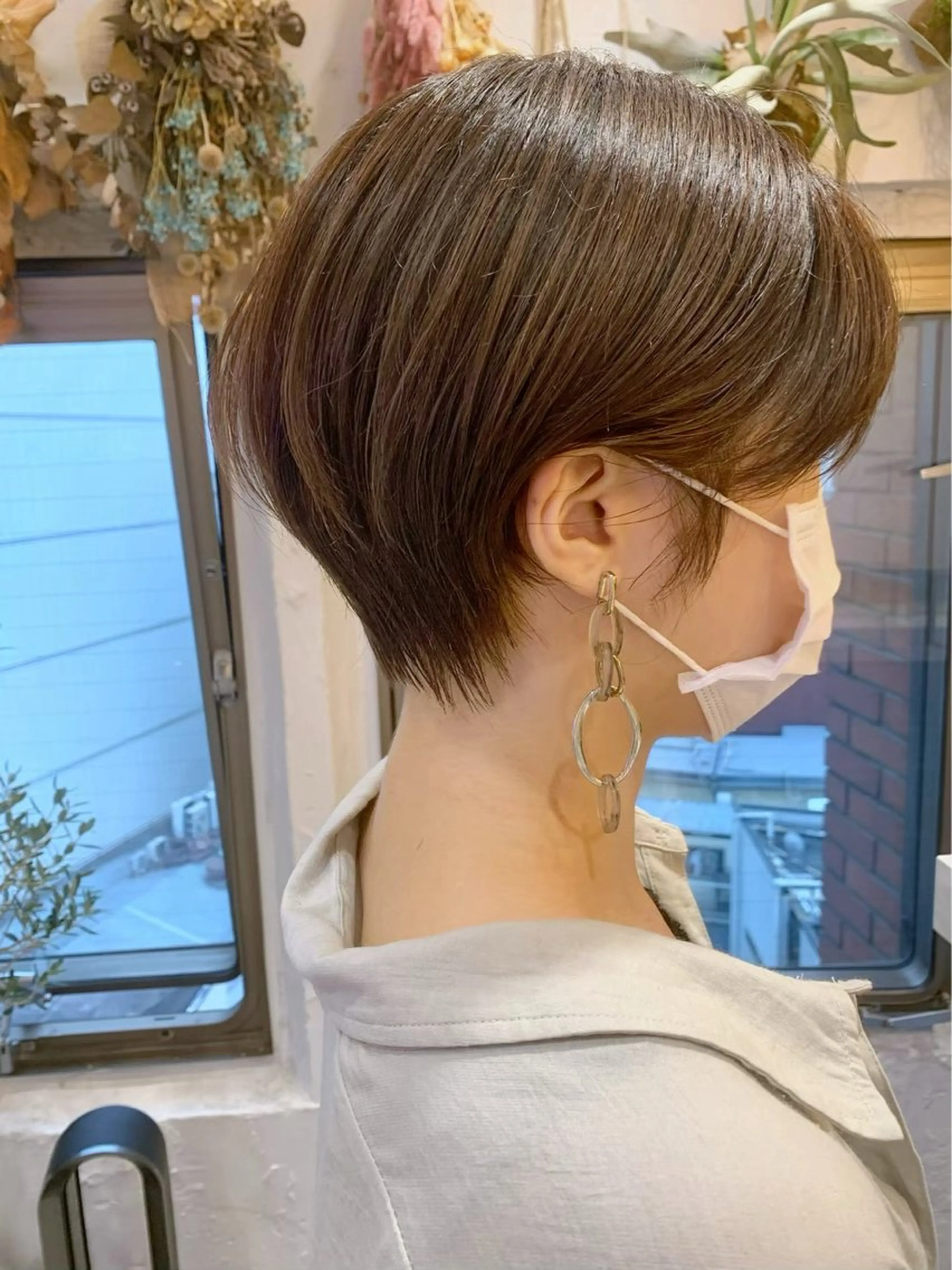 ショート ボブ/レイヤーボブ/ 髪質改善/梶川 夏季のヘアスタイル