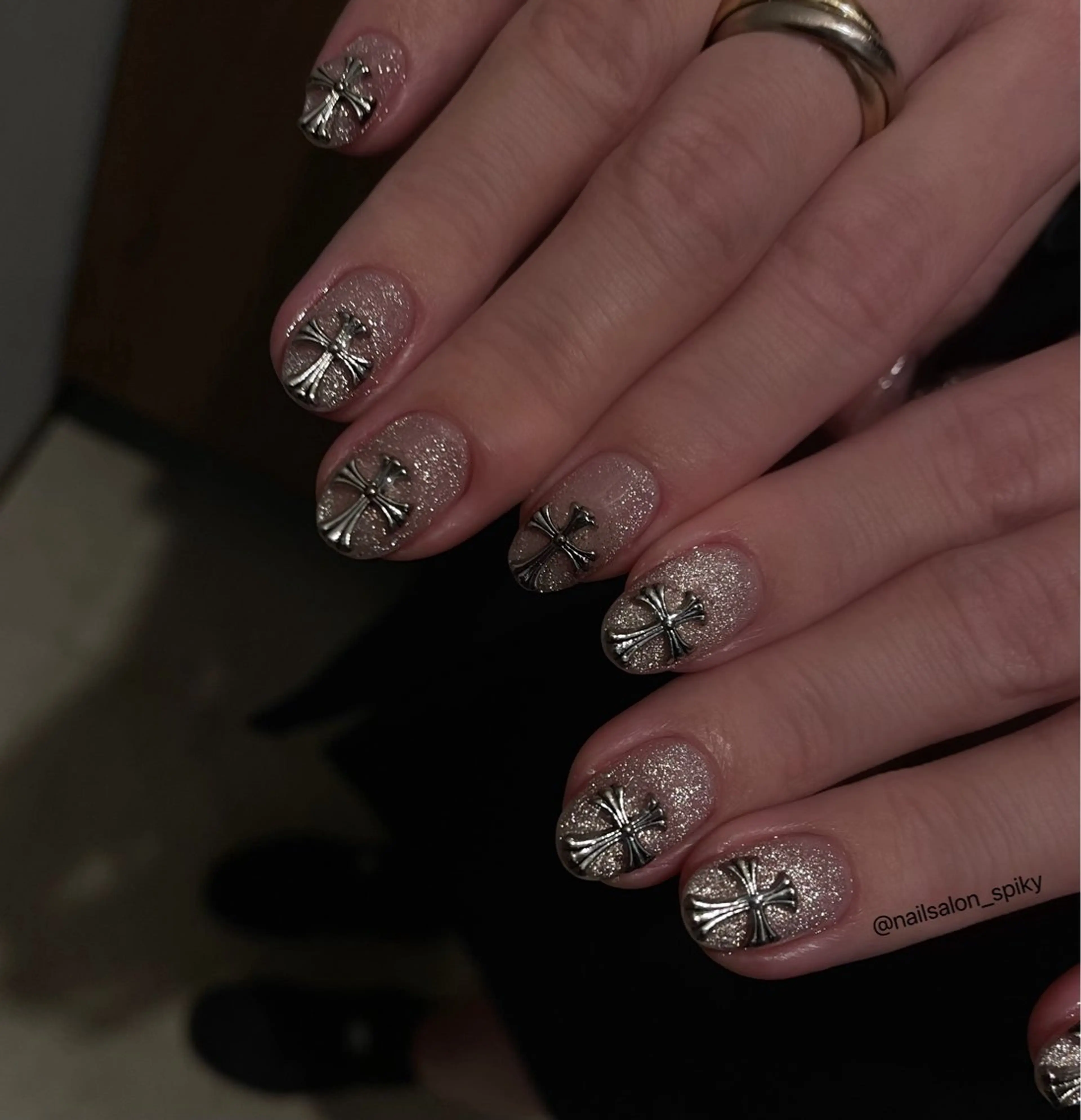 ネイル ハンドネイル Spiky とうげ ふうかのネイルデザイン