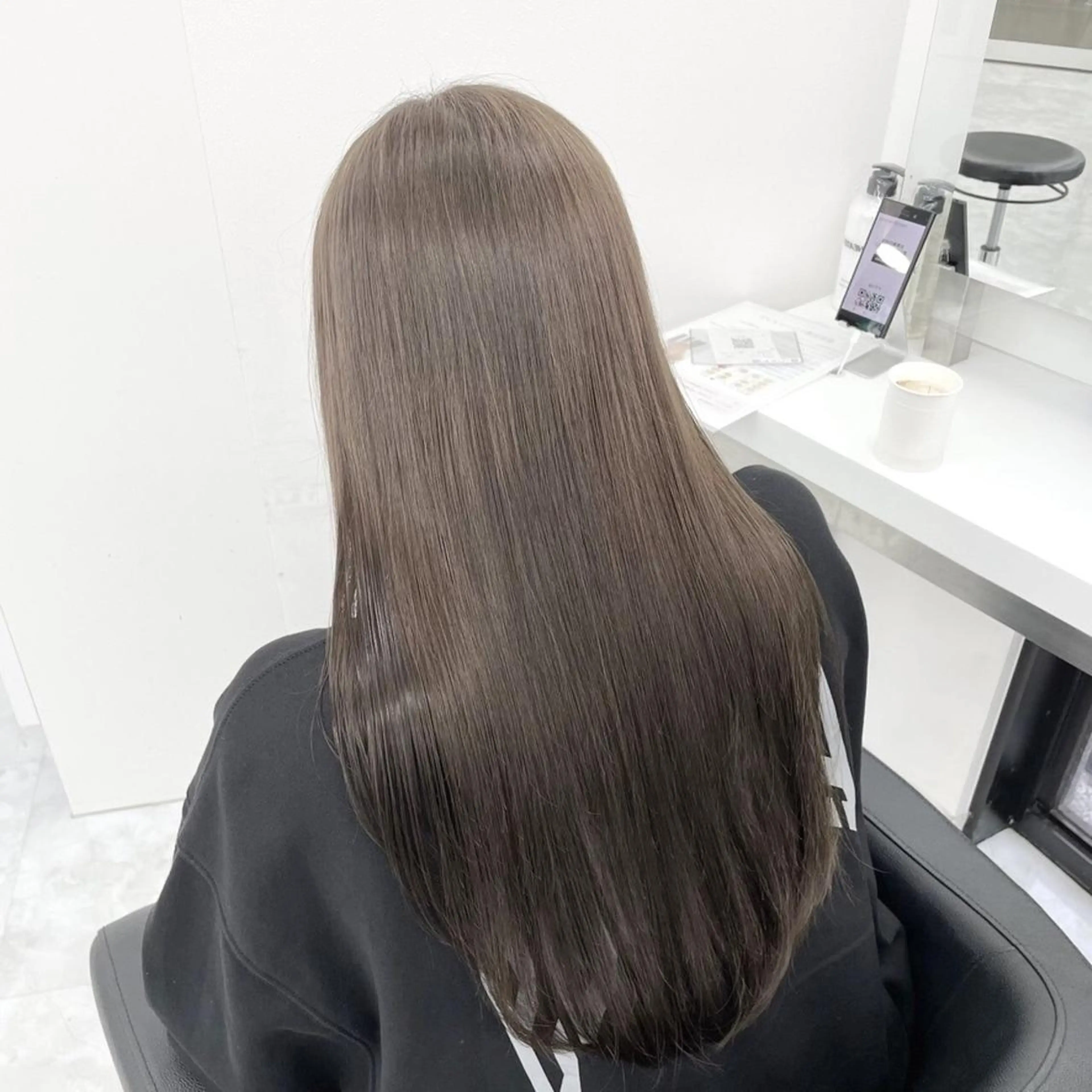 カラー 赤みなし艶カラー🍈 ユウナ🍈🤍のヘアスタイル