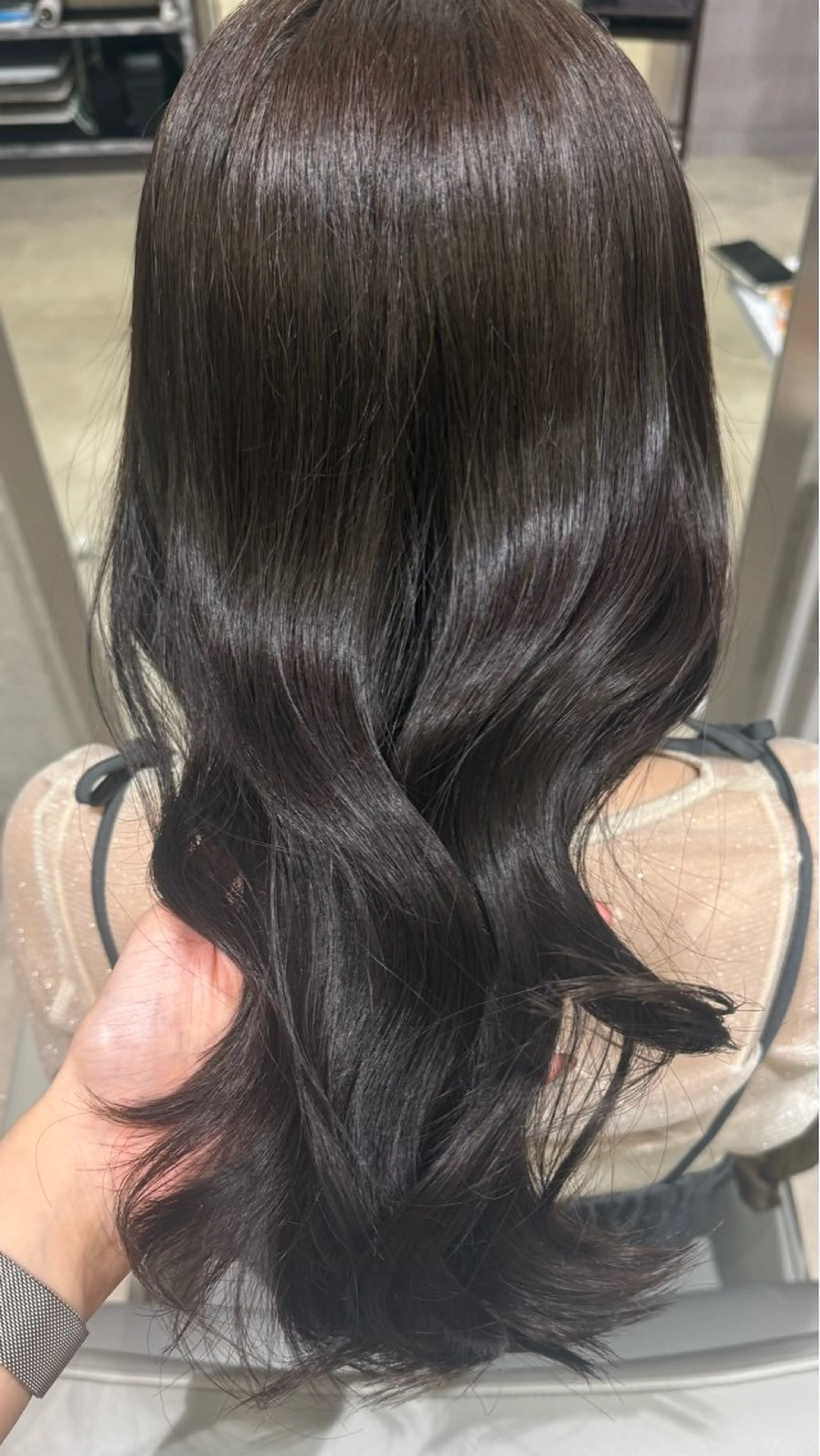 セミロング ヘアカラー トリートメント RUKA🩰透明感 寒色カラー/レイヤーのヘアスタイル